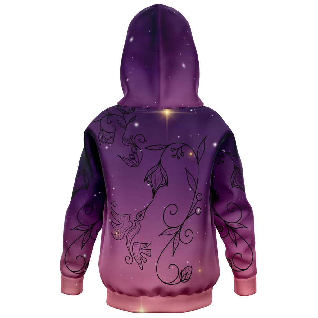 $NiieihiiNookei Hummingbird Athletic Kids Hoodie - AOP