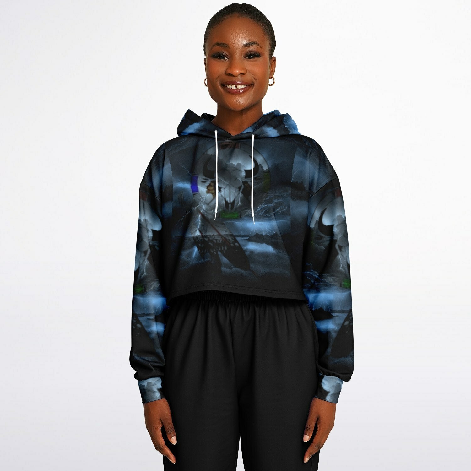 $NiieihiiNookei Northern Arapaho Tribe Logo Fashion Hoodie - AOP