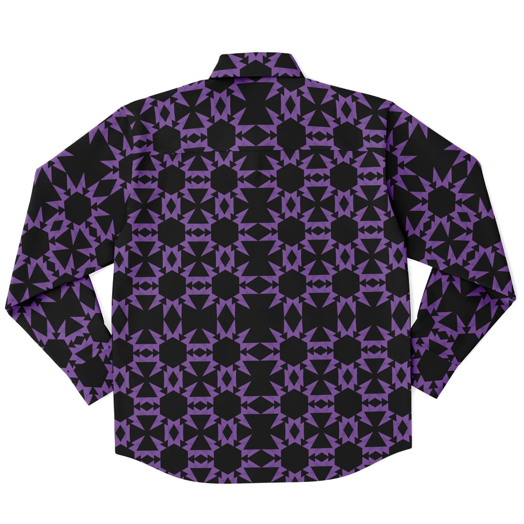 $NiiieihiiNookei Long Sleeve Button Down Shirt - AOP