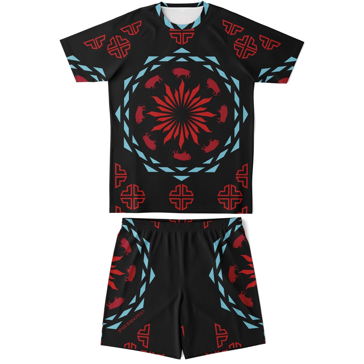 $NiieihiiNookei Men's Athletic Set - AOP