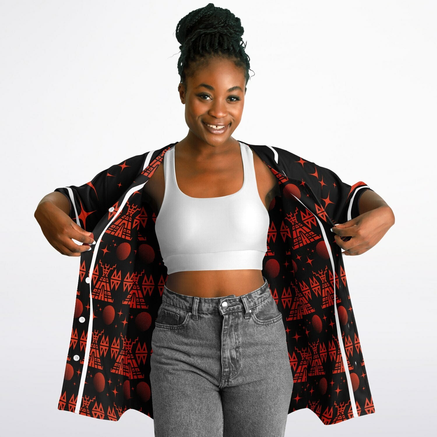 Reversible Baseball Jersey - AOP