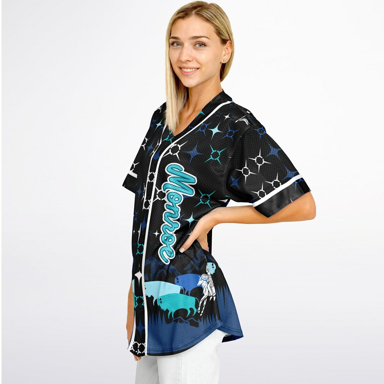#44 Monroe Premium Baseball Jersey - AOP