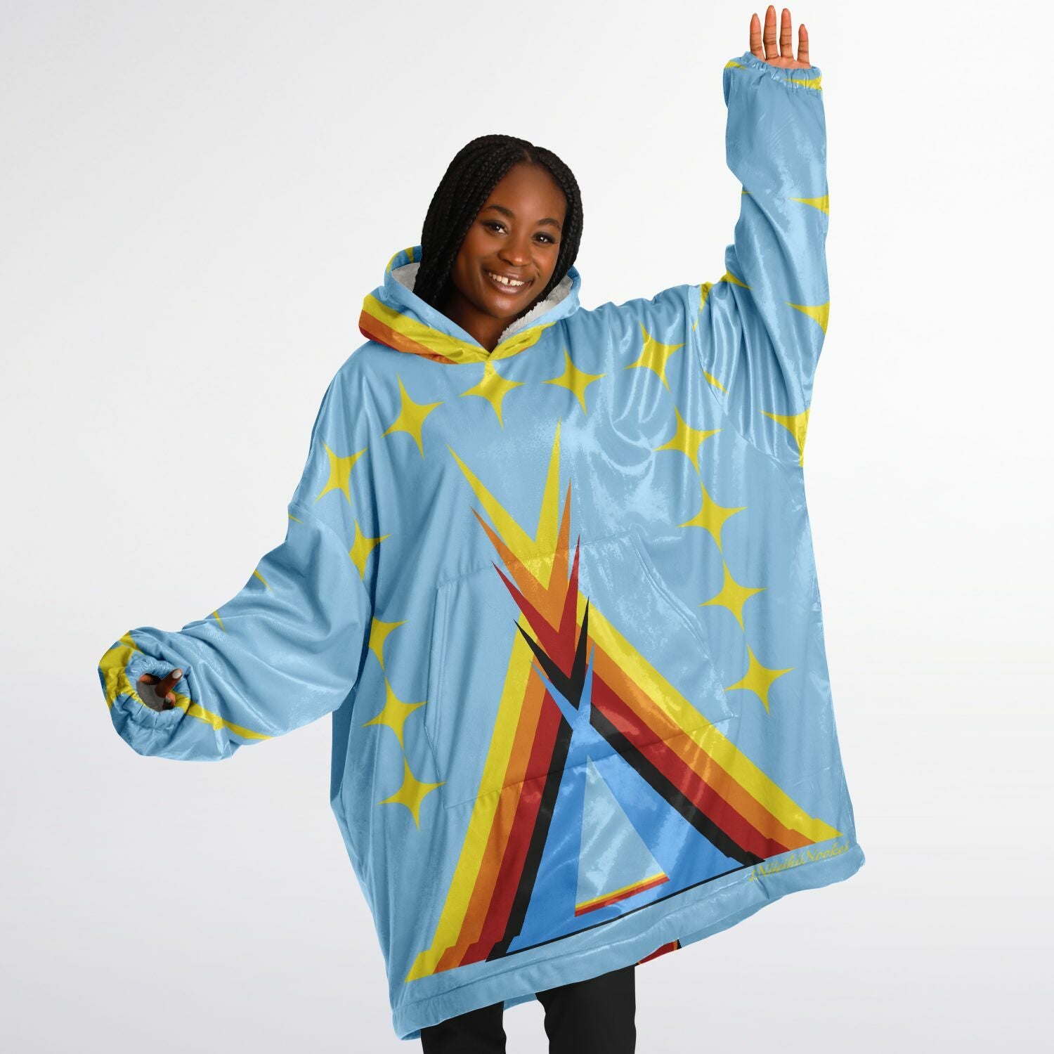$NiieihiiNookei Snug Hoodie - AOP