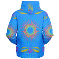 $NiieihiiNookei Fashion Zip-Up Hoodie - AOP Blue