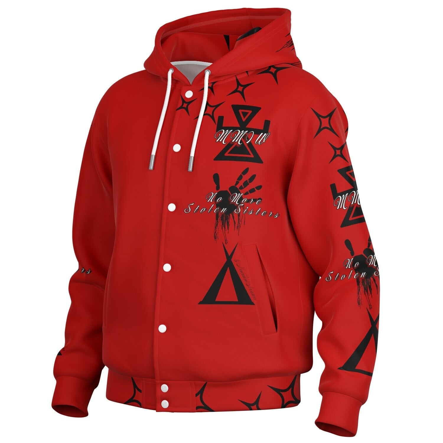 MMIW AWARENESS Hooded Jacket - AOP