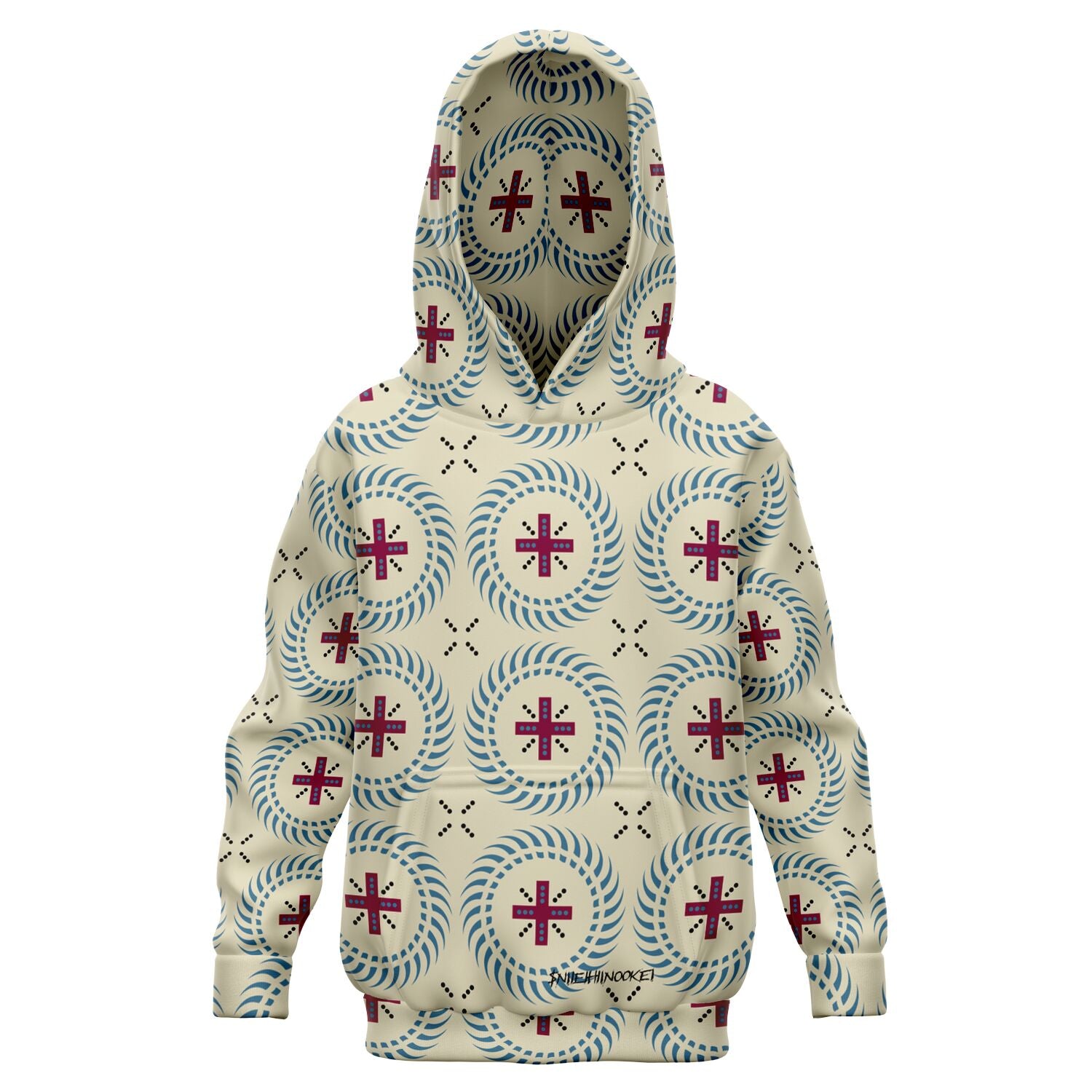 $NiieihiiNookei Athletic Kids Hoodie - AOP