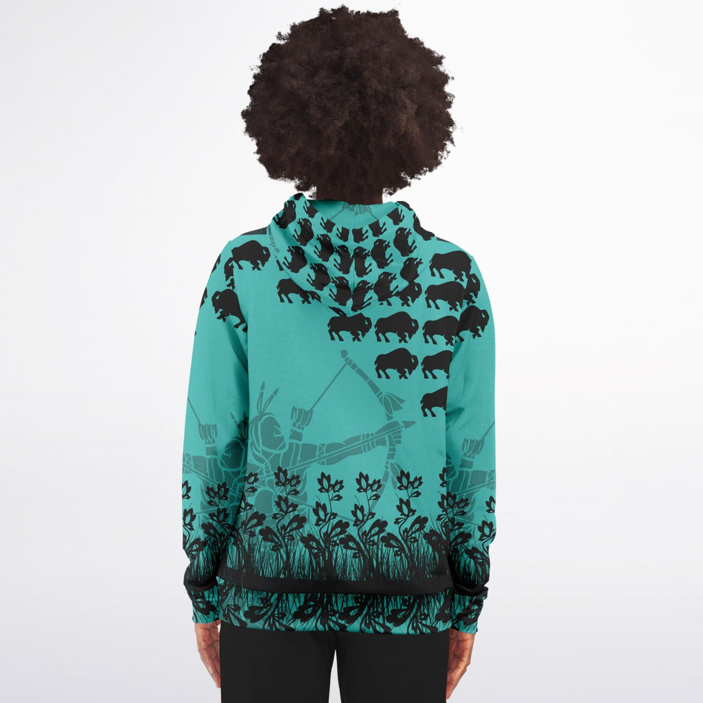$NiieihiiNookei Fashion Zip-Up Hoodie - AOP