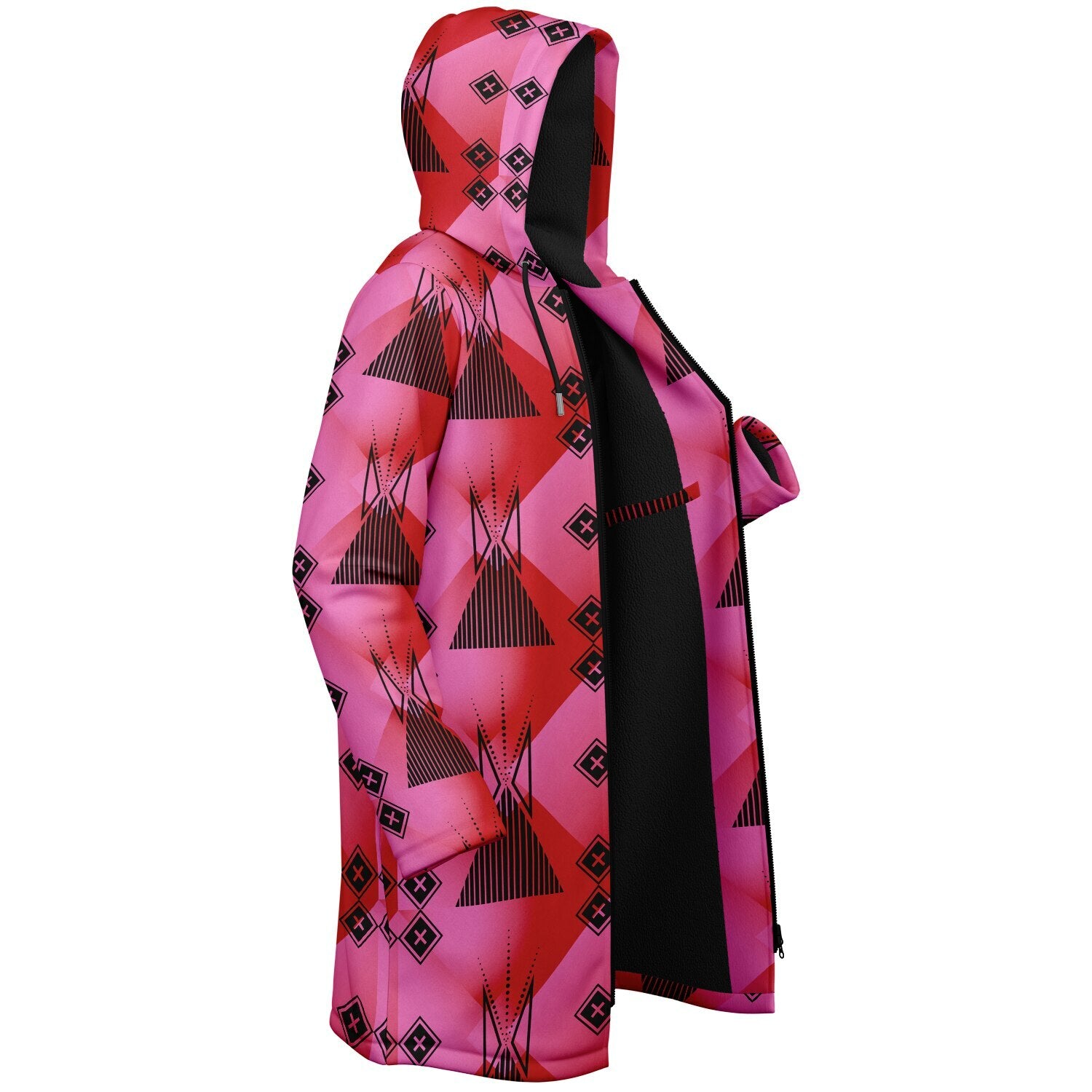 $NiieihiiNookei Zipper Cloak - AOP