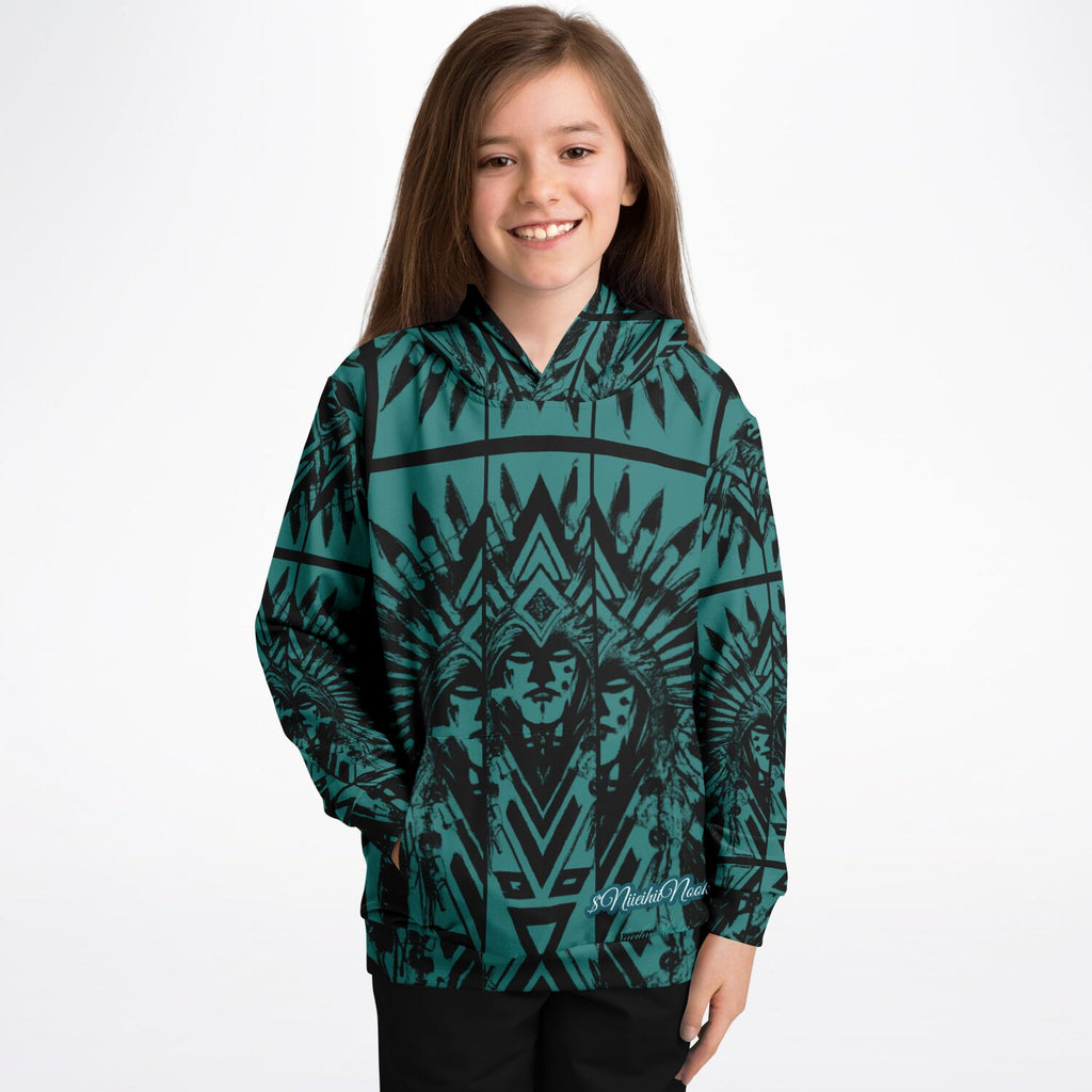 $NiieihiiNookei design Athletic Kids Hoodie - AOP