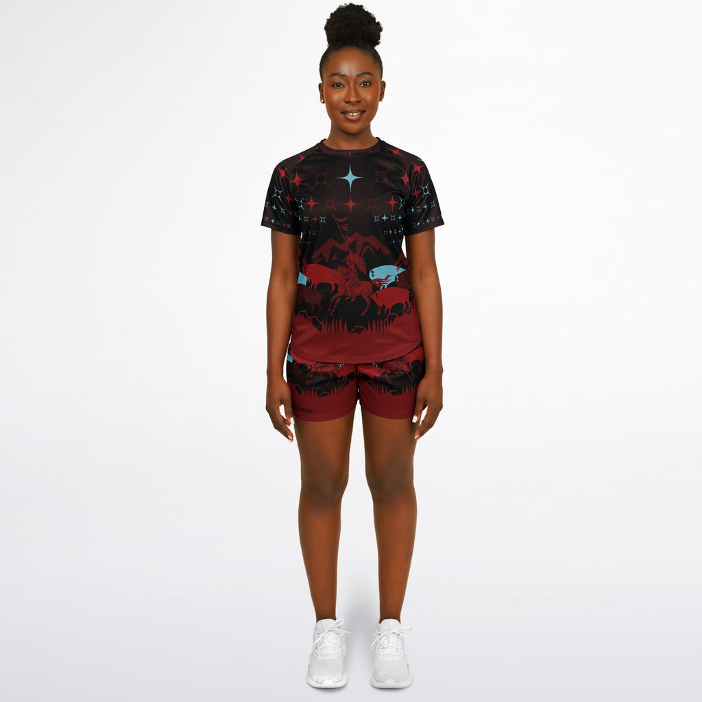 $NiieihiiNookei Women's Athletic Set - AOP