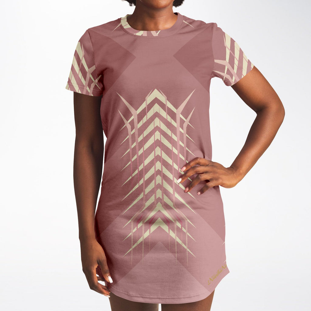 $NiieihiiNookei T-Shirt Dress - AOP