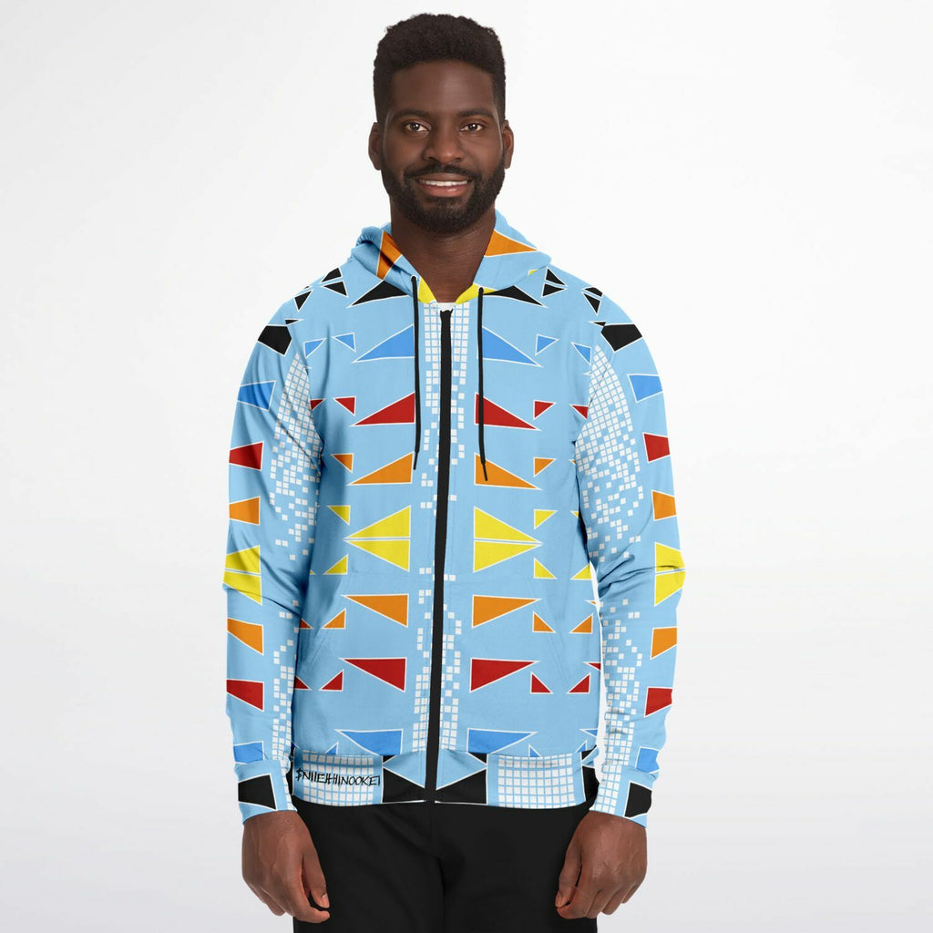 $NiieihiiNookei Fashion Zip-Up Hoodie - AOP