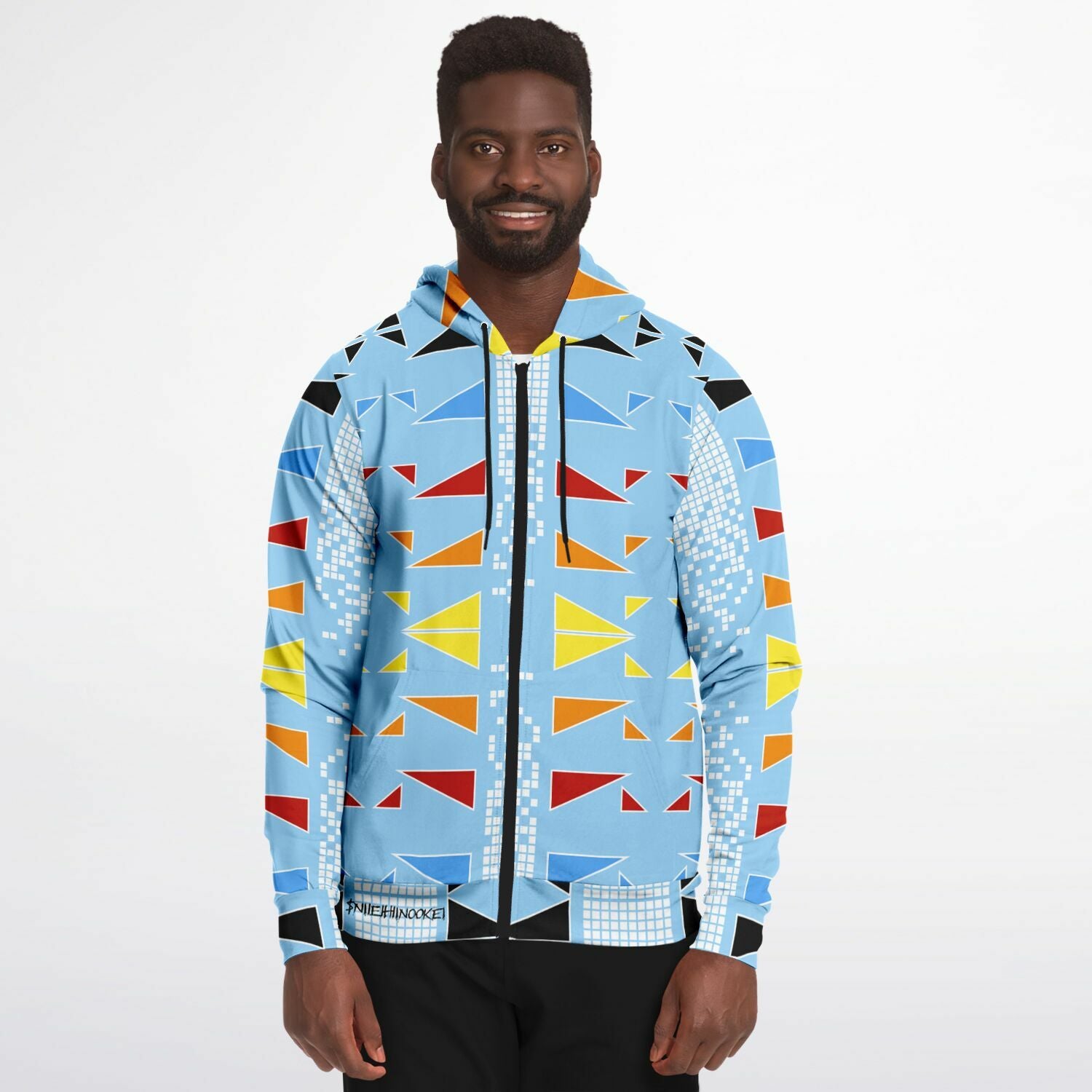 $NiieihiiNookei Fashion Zip-Up Hoodie - AOP