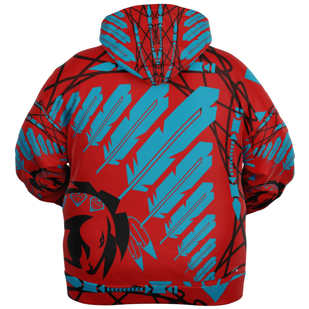StrengthHonorCourage Plus-size Ziphoodie - AOP