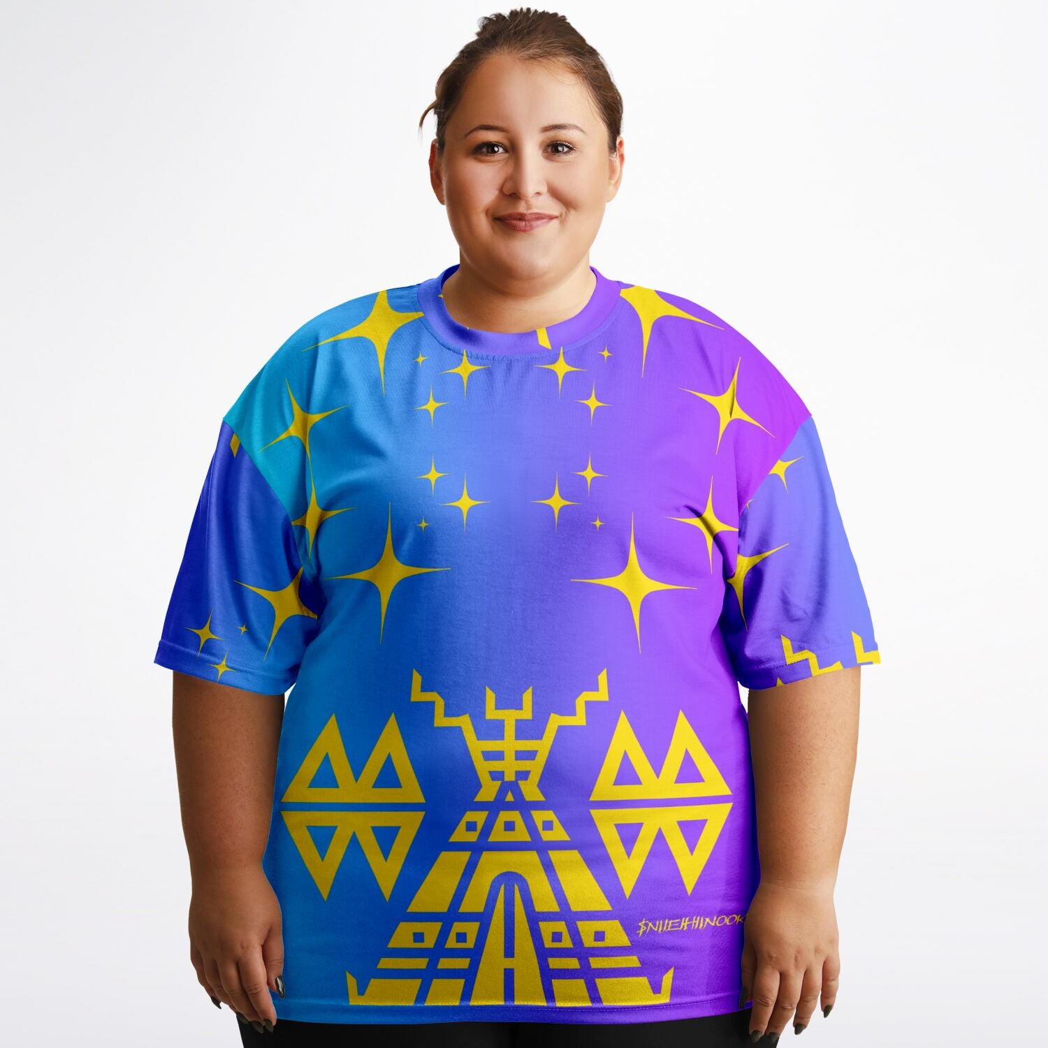 $NiieihiiNookei Plus-size T-Shirt - AOP