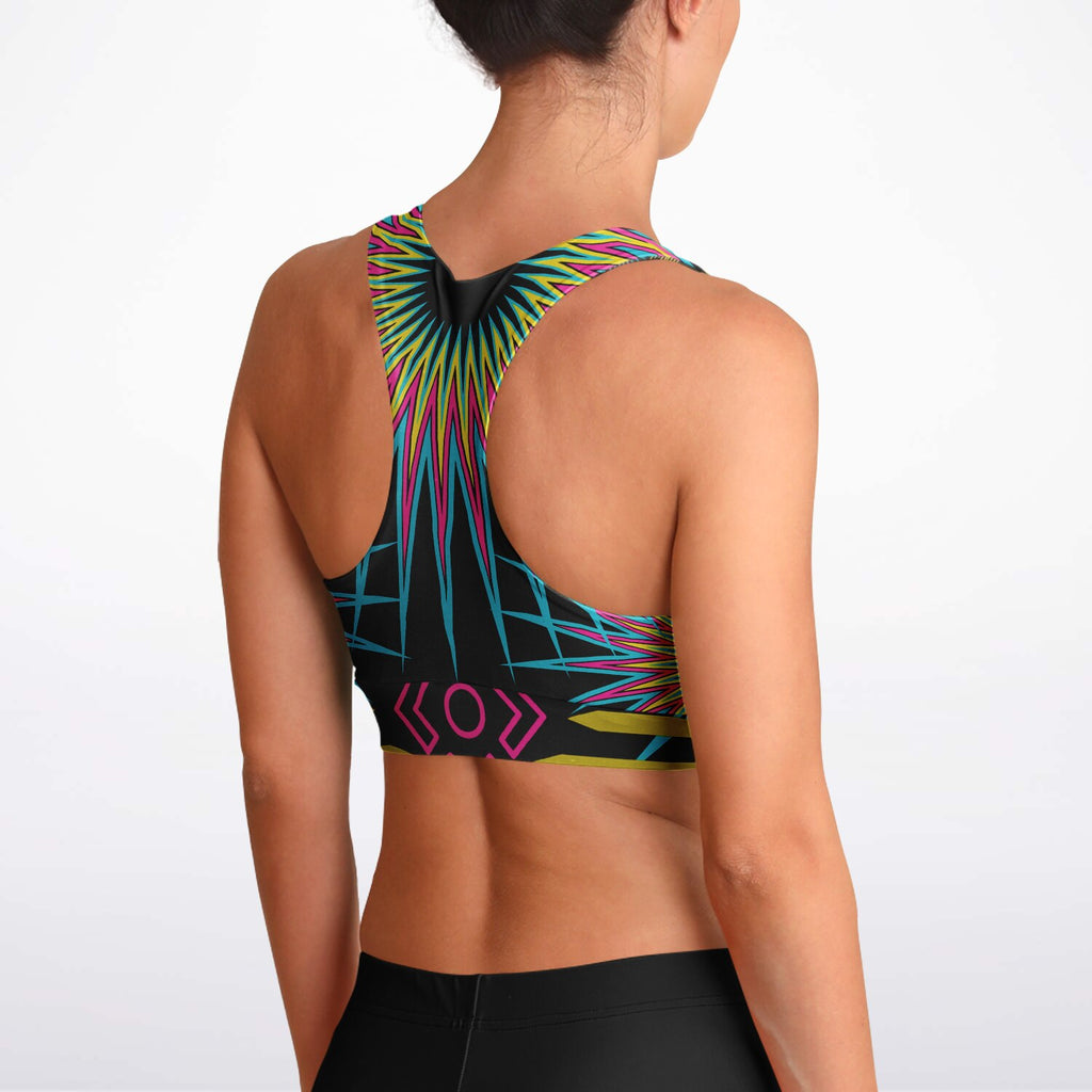 $NiieihiiNookei Padded Sports Bra - AOP