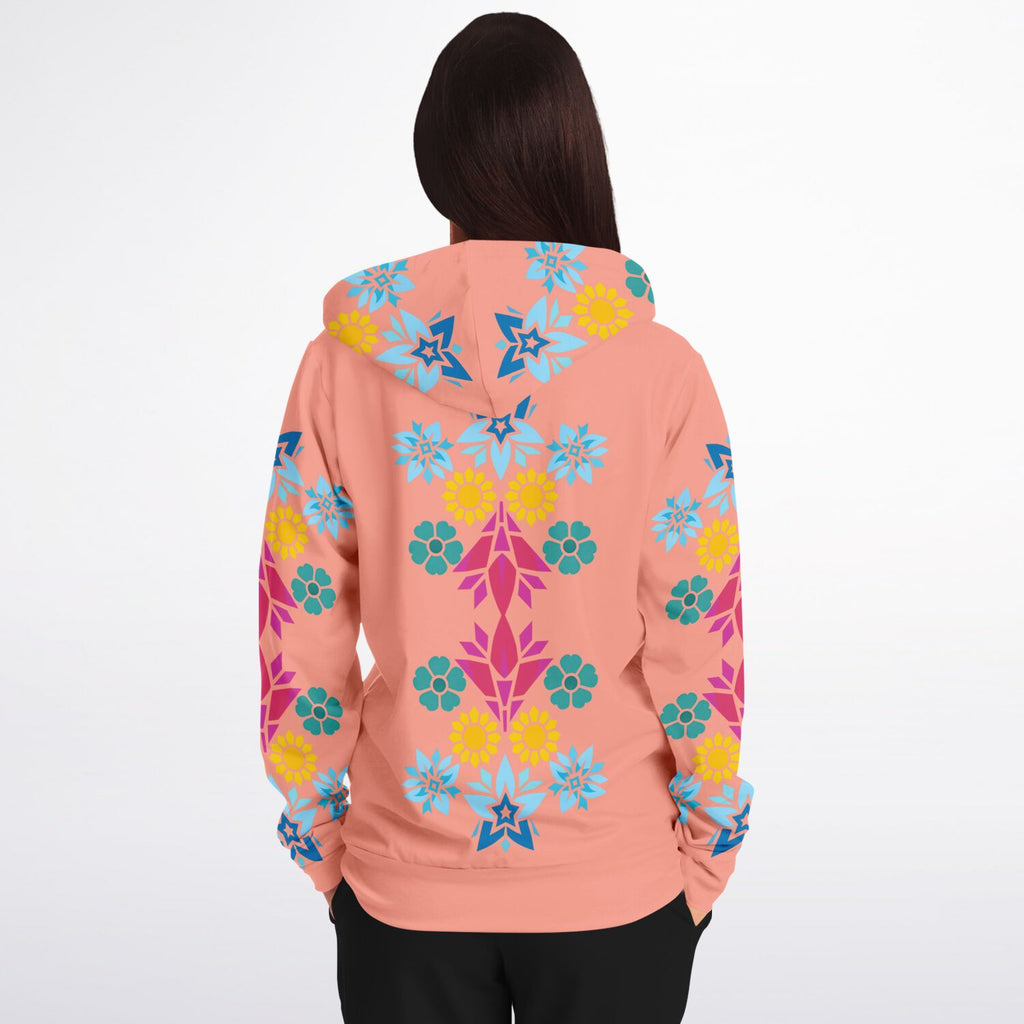 $NiieihiiNookei Athletic Zip-Up Hoodie - AOP
