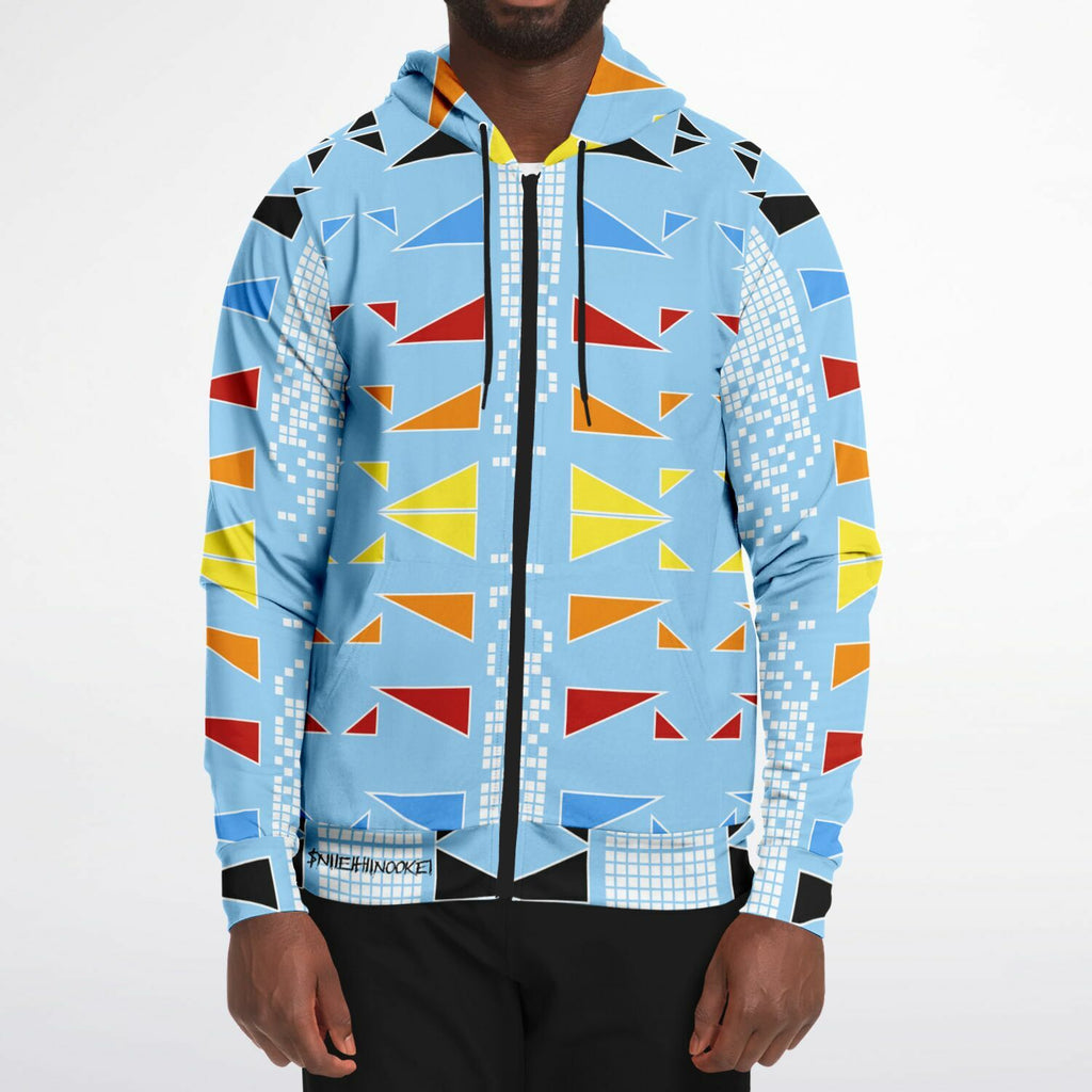 $NiieihiiNookei Fashion Zip-Up Hoodie - AOP