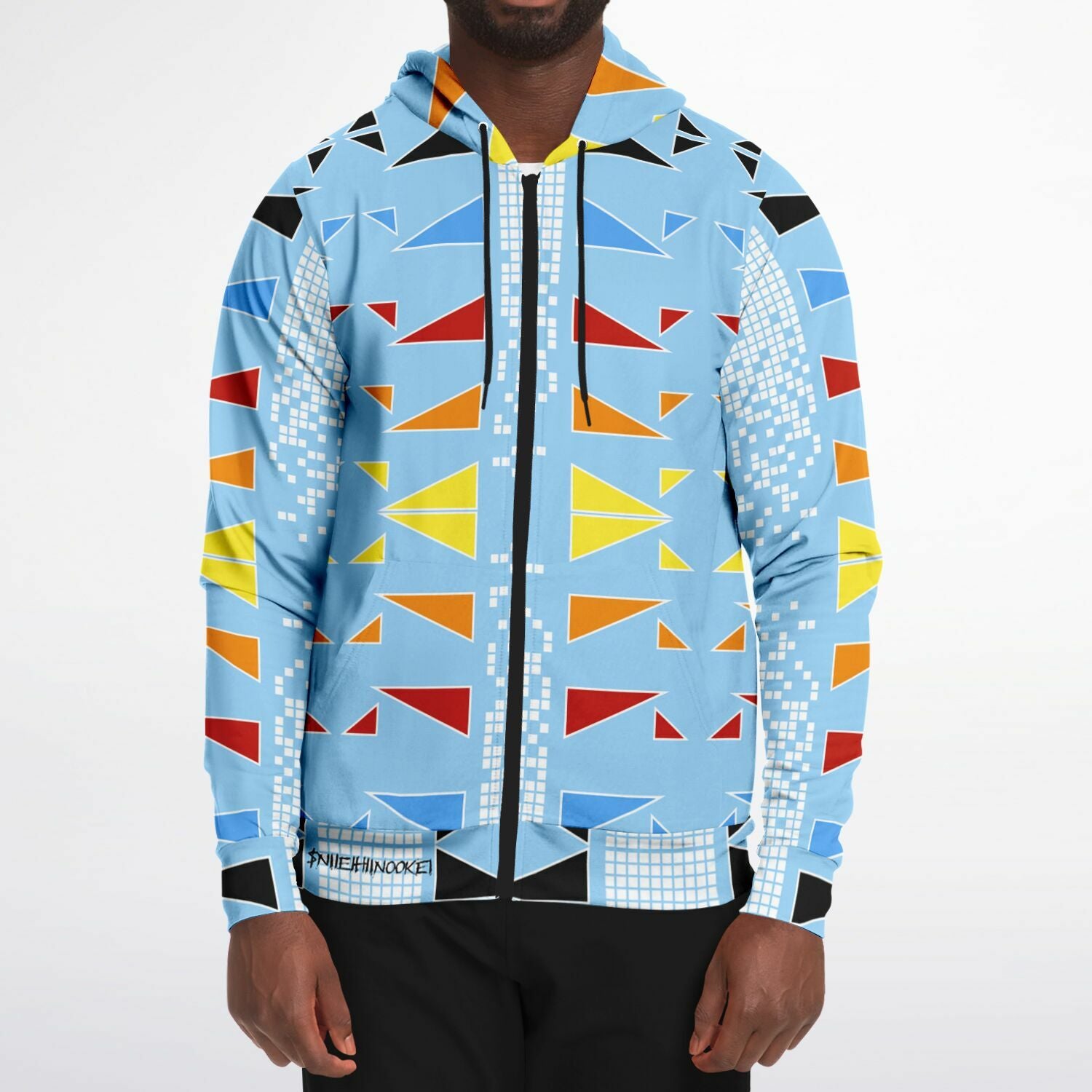 $NiieihiiNookei Fashion Zip-Up Hoodie - AOP