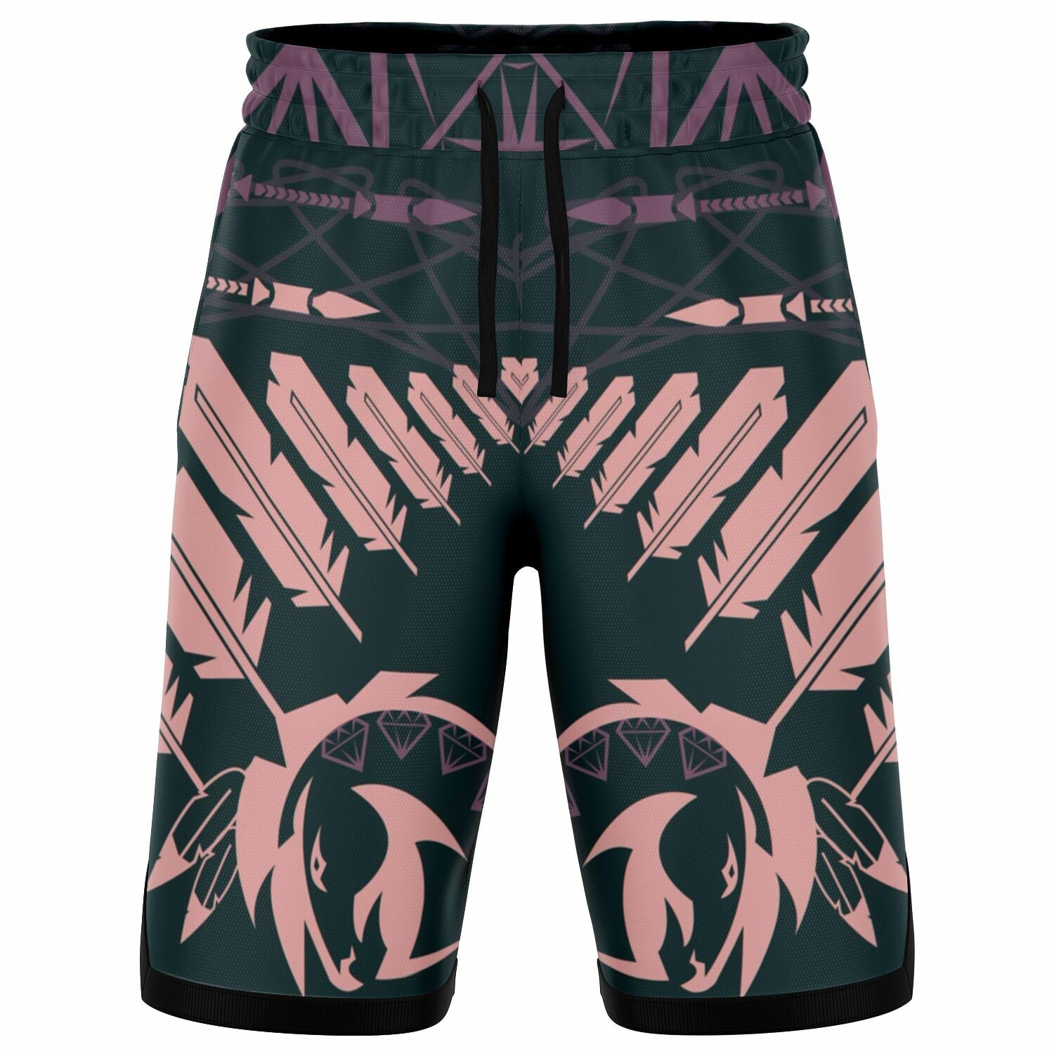 $NiieihiiNookei Basketball Short Rib - AOP