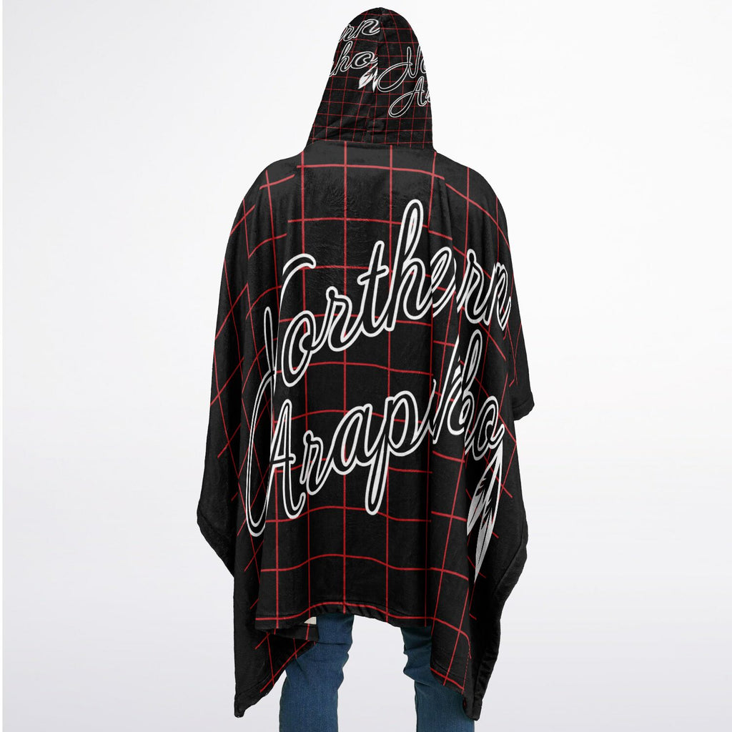$NiieihiiNookei Northern Arapaho Flannel Blanket Poncho - AOP