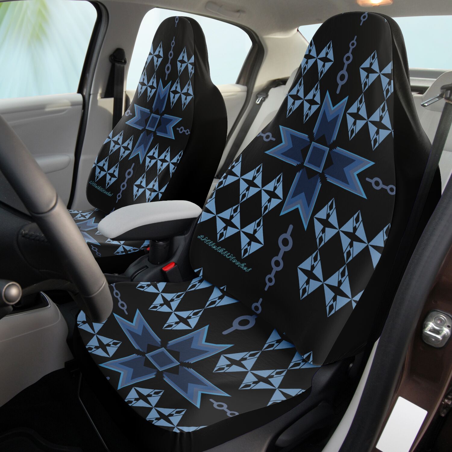 $NiieihiiNookei Car Seat Cover - AOP