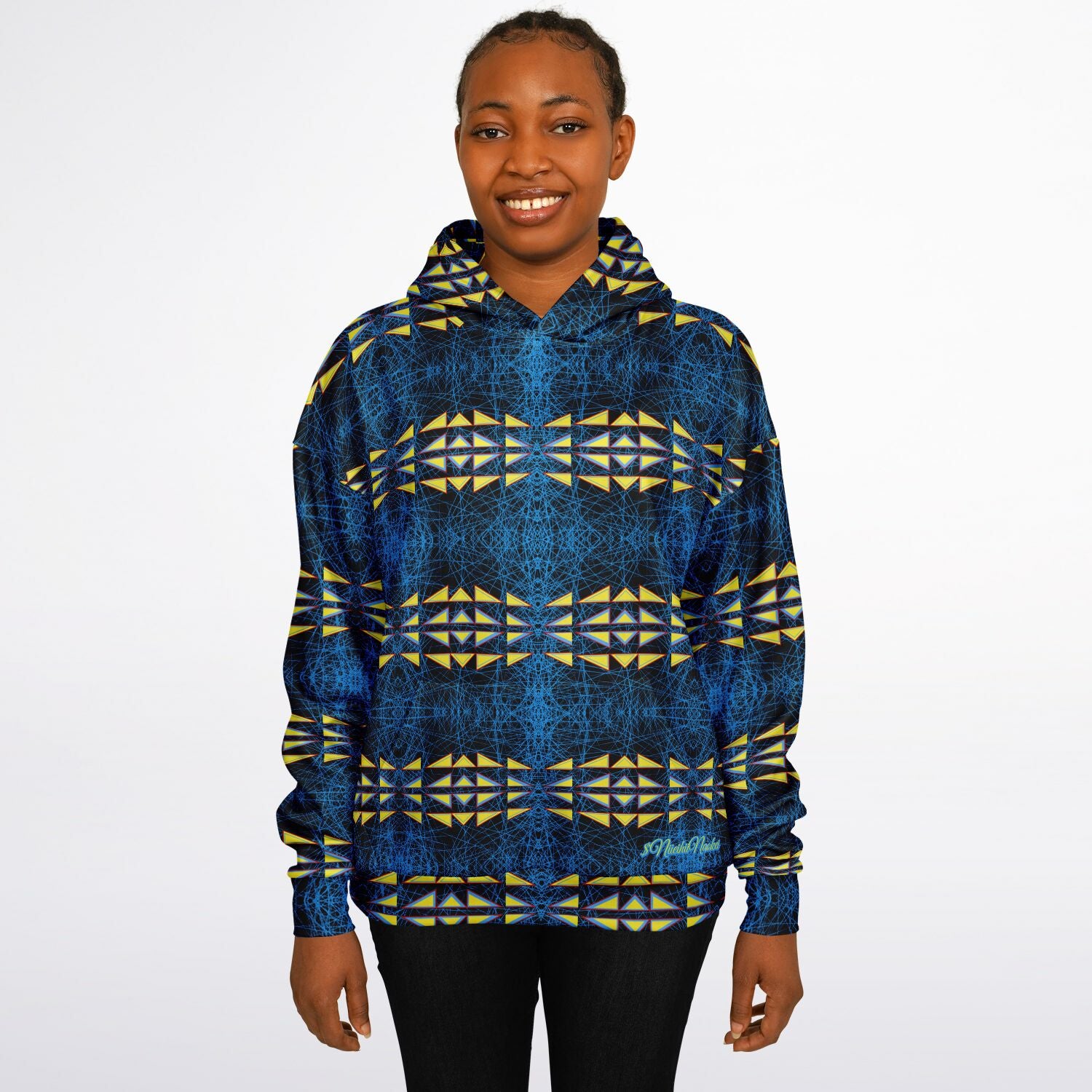$NiieihiiNookei Heavyweight Oversized Hoodie - AOP