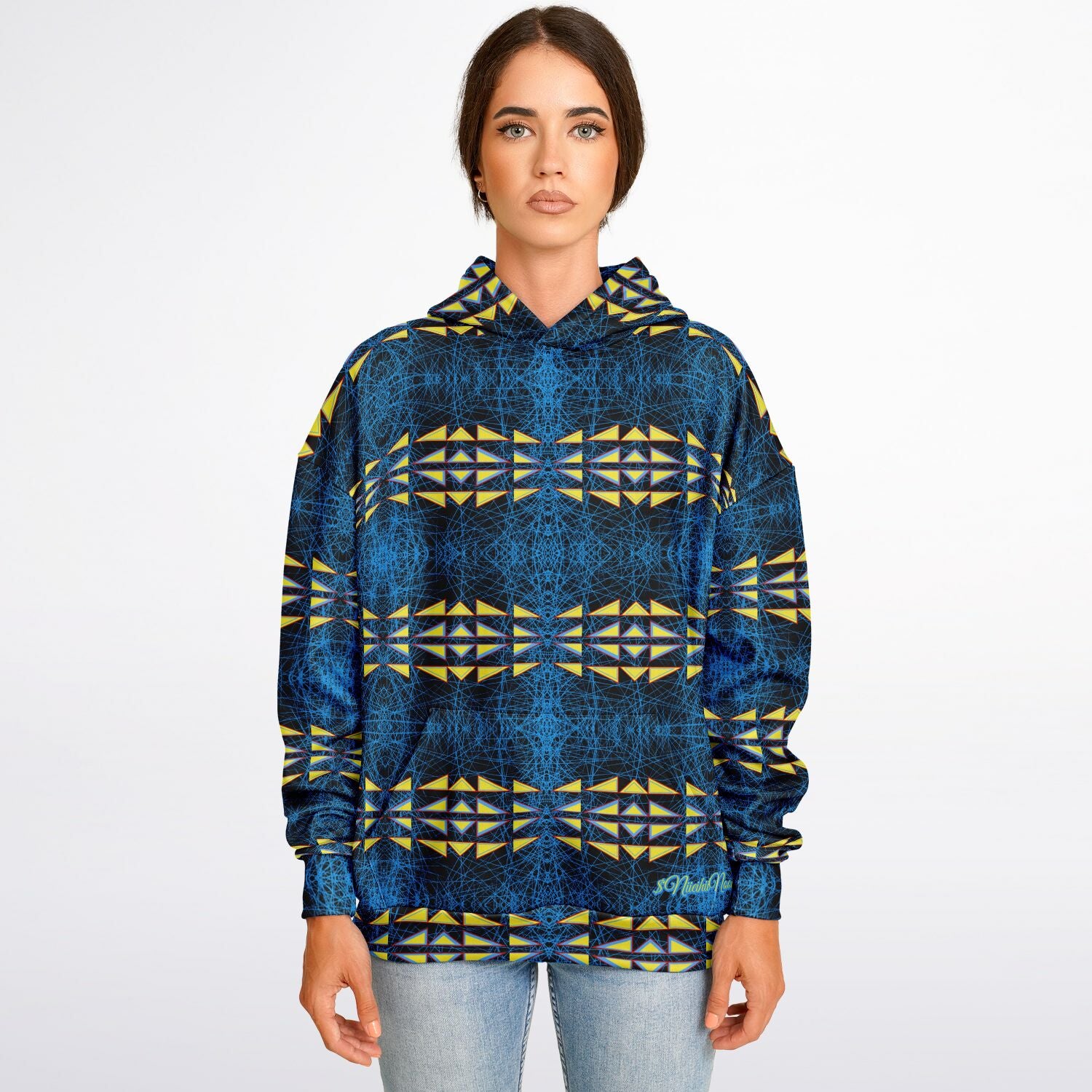 $NiieihiiNookei Heavyweight Oversized Hoodie - AOP