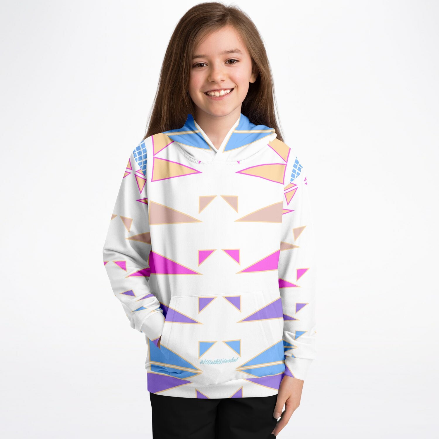 $NiieihiiNookei Fashion Kids Hoodie - AOP