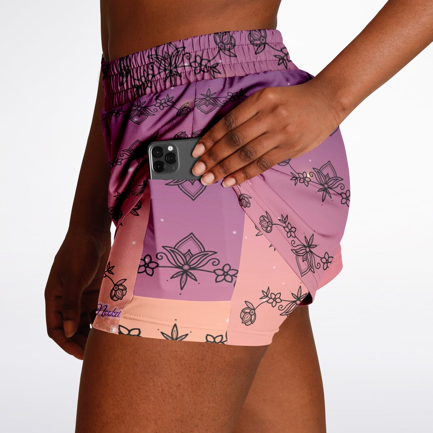 $NiieihiiNookei Women's 2-in-1 Shorts - AOP