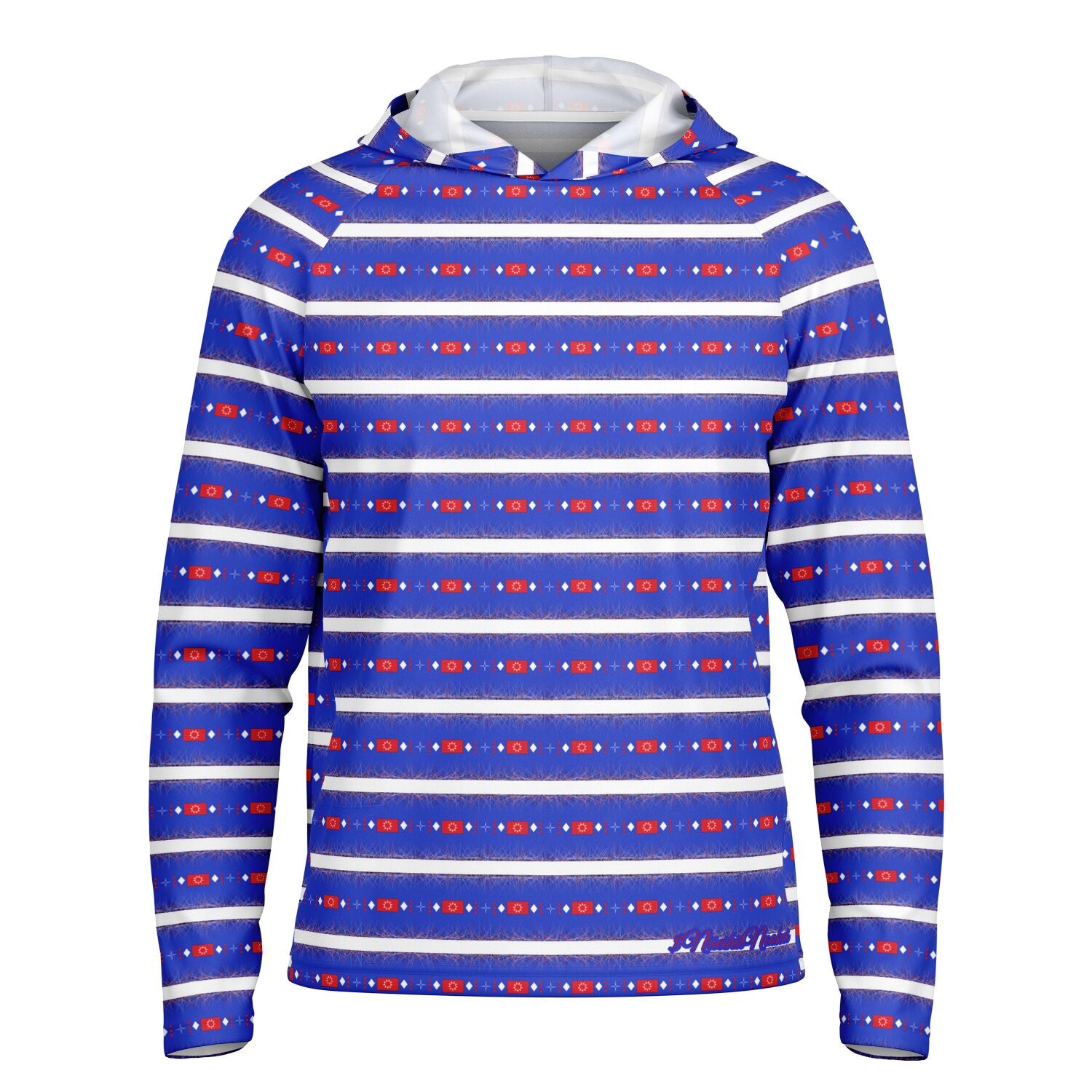 Oglala Sioux Tribe Hooded Performance Shirt - AOP