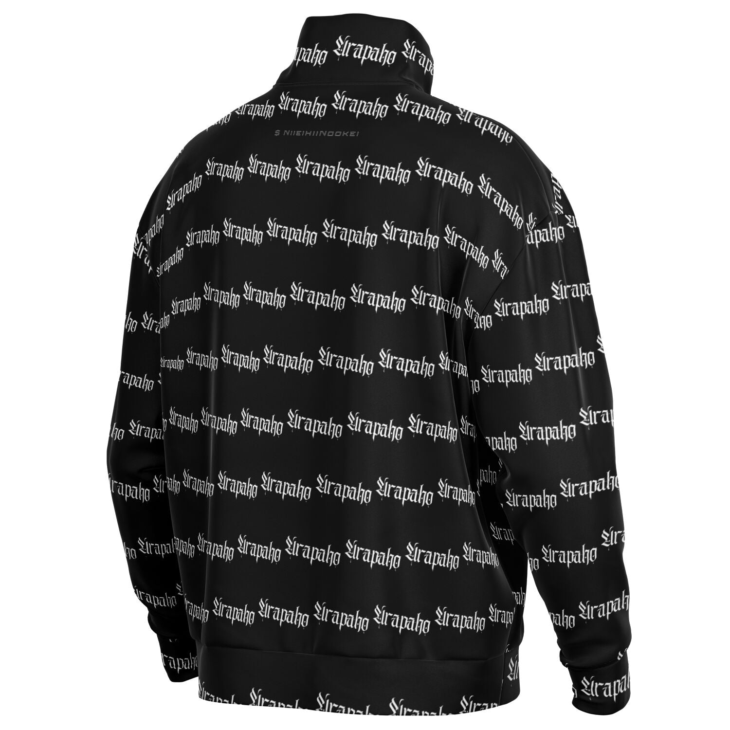 $NiieihiiNookei Heavyweight Oversized Quarter Zip Sweatshirt - AOP