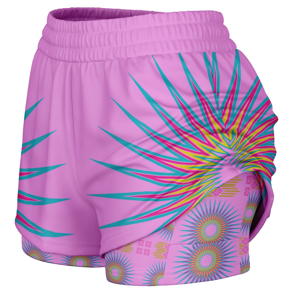 $NiieihiiNookei Women's 2-in-1 Shorts - AOP
