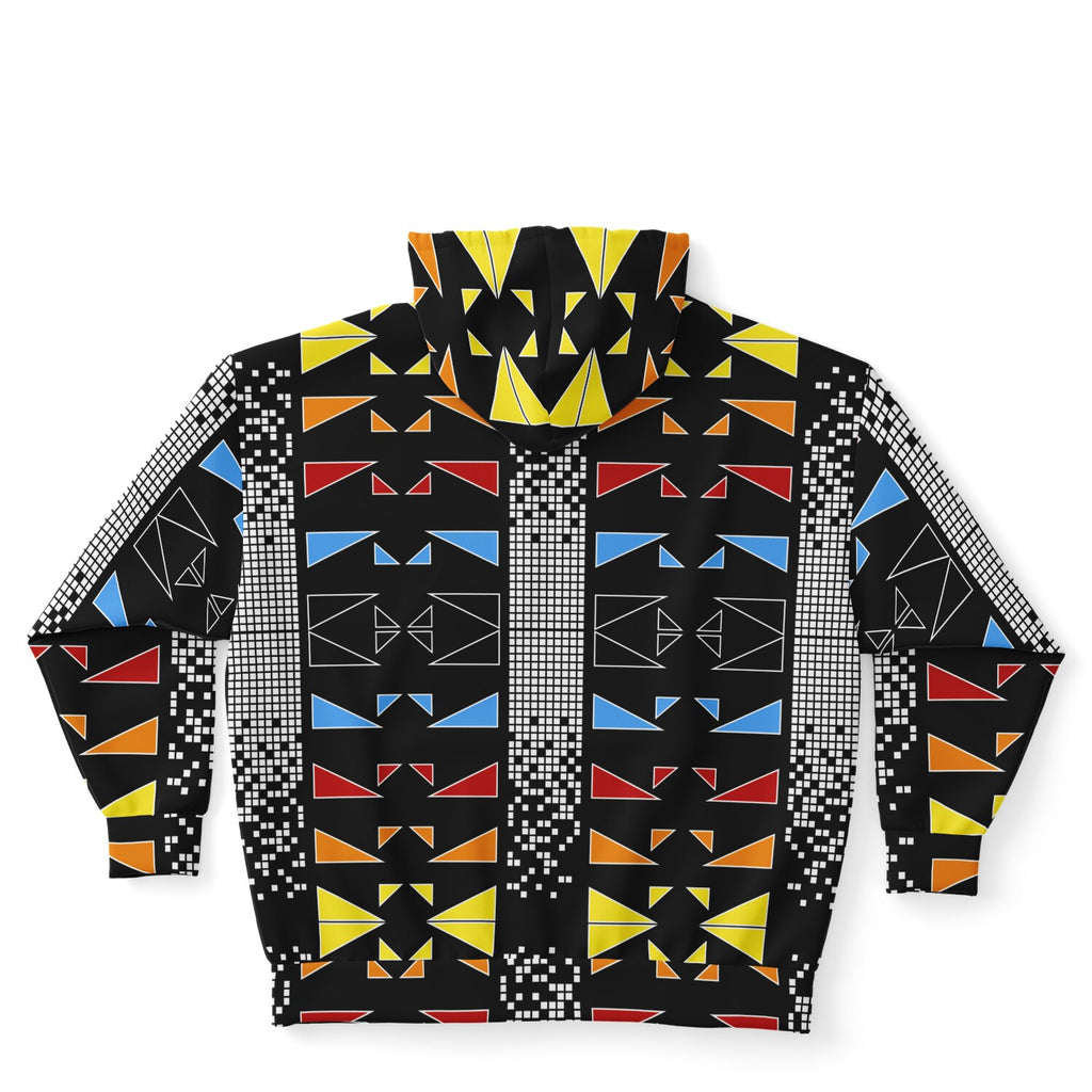 $NiieihiiNookei Fashion Plus-size Ziphoodie - AOP