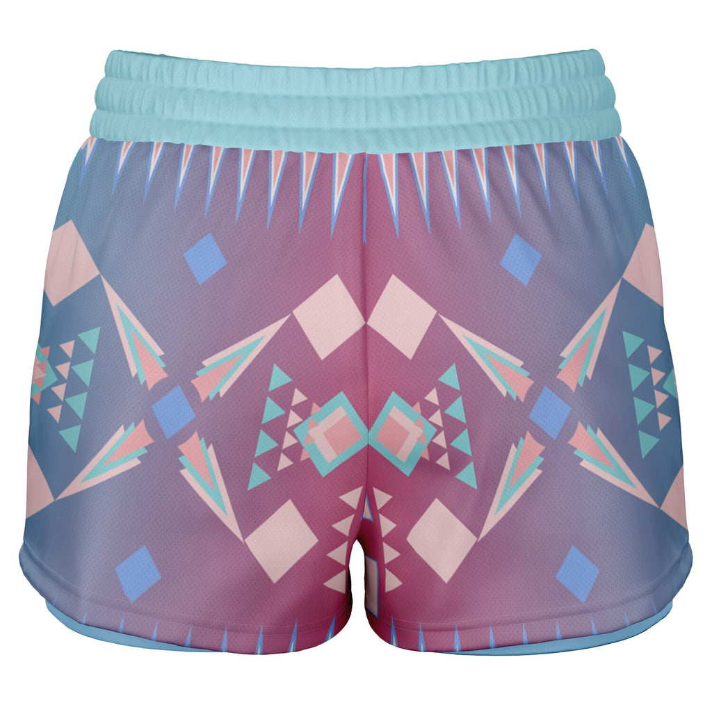 $NiieihiiNookei Women's 2-in-1 Shorts - AOP