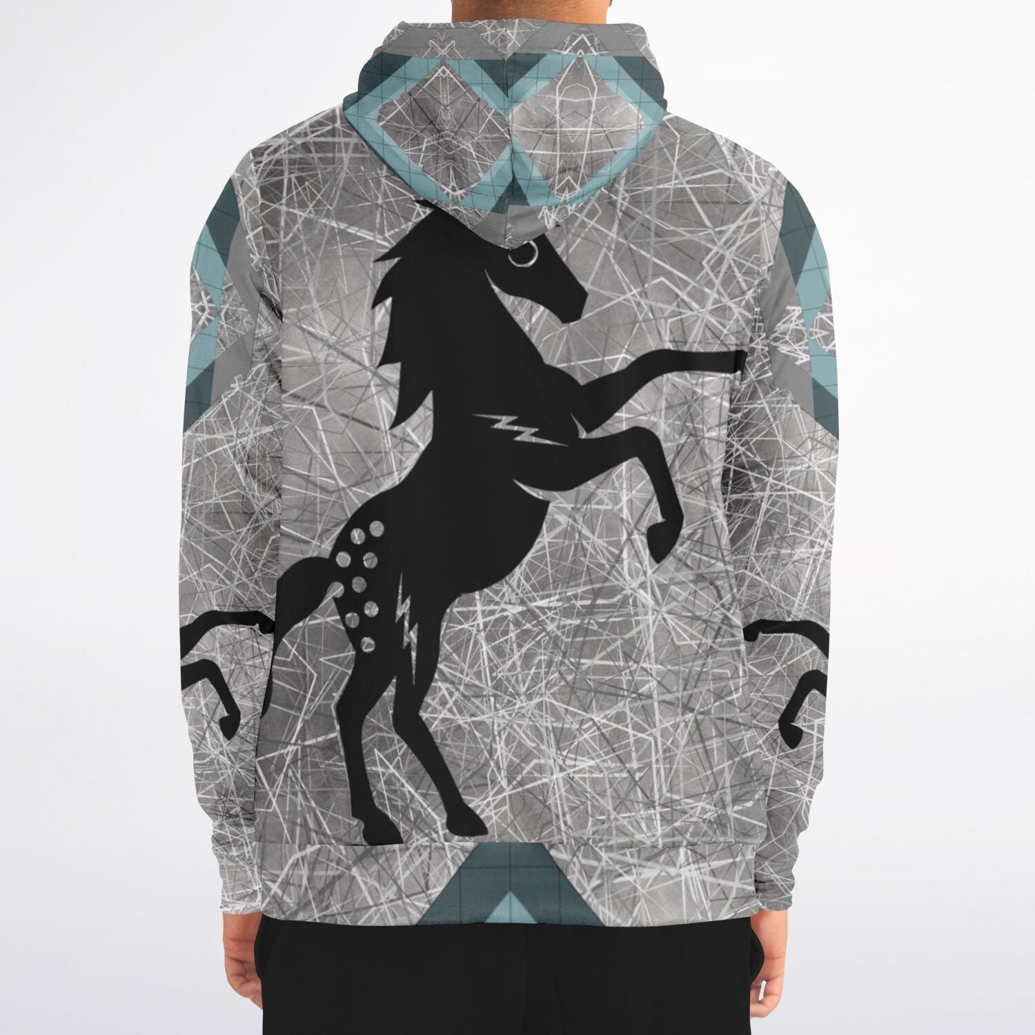 $NiieihiiNookei Fashion Zip-Up Hoodie - AOP