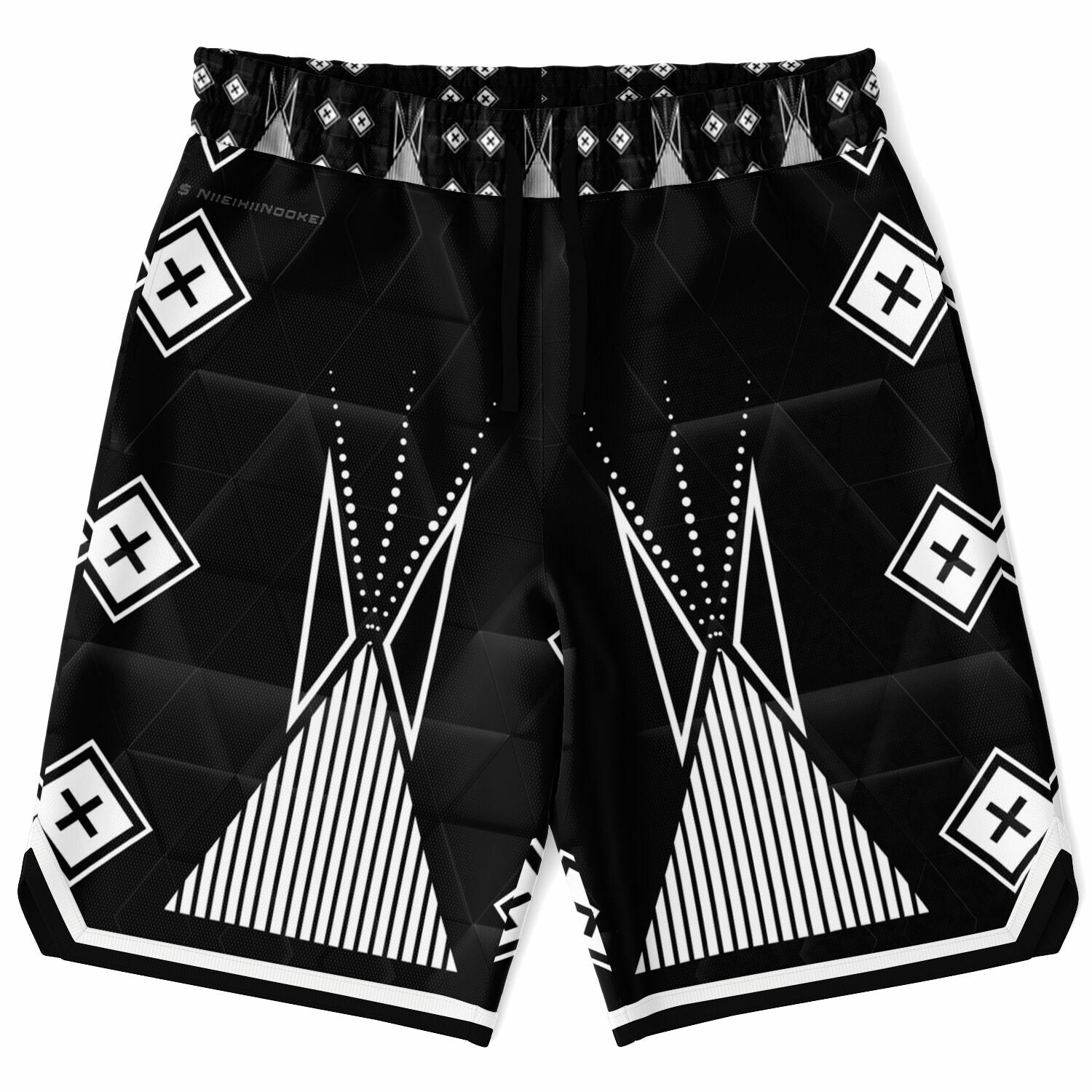 $NiieihiiNookei Basketball Short Rib - AOP