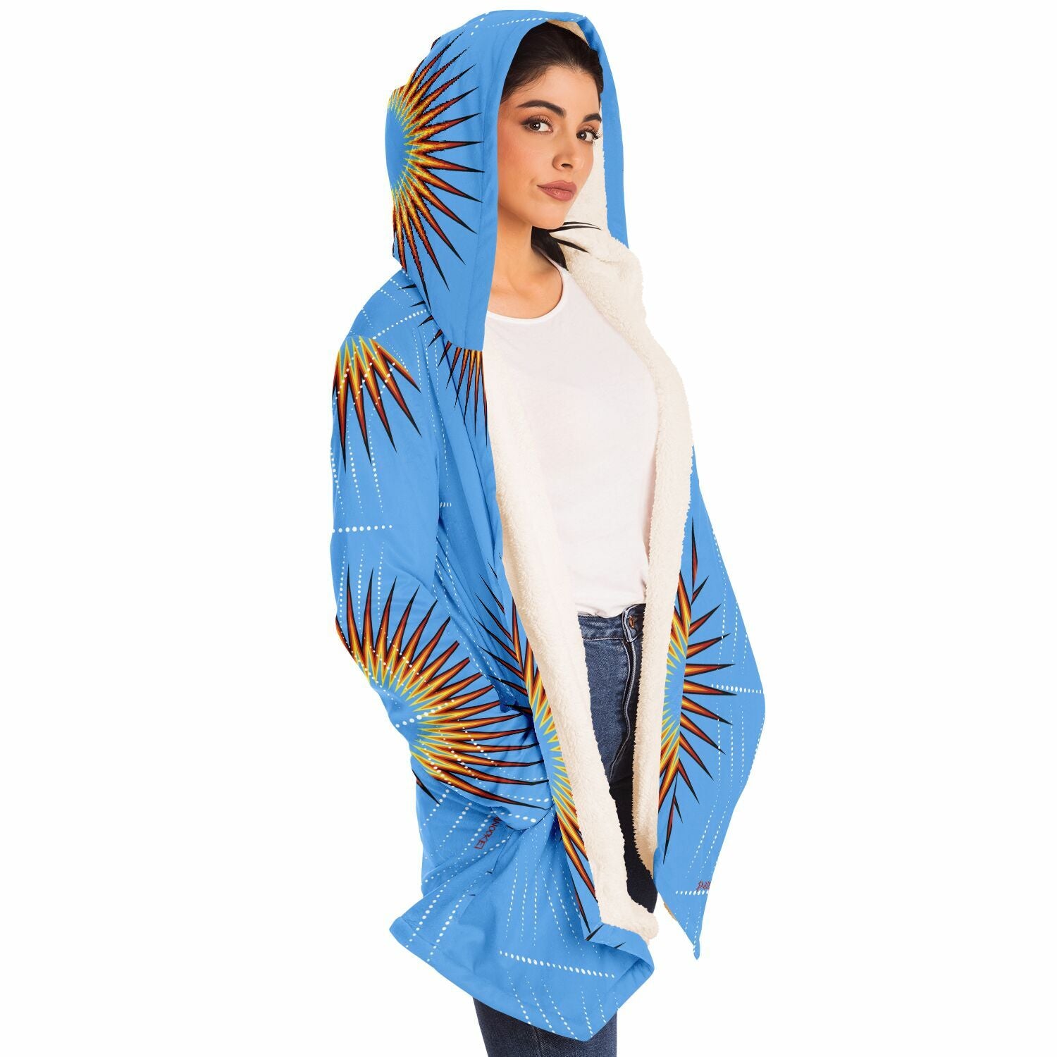 $NiieihiiNookei Microfleece Cloak - AOP