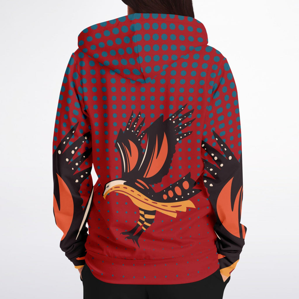 $NiieihiiNookei Athletic Zip-Up Hoodie - AOP