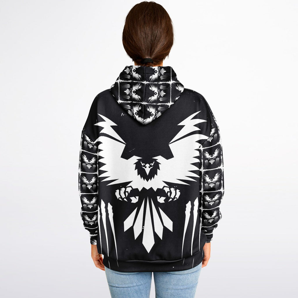 $NiieihiiNookei Graphic Design Heavyweight Oversized Hoodie - AOP