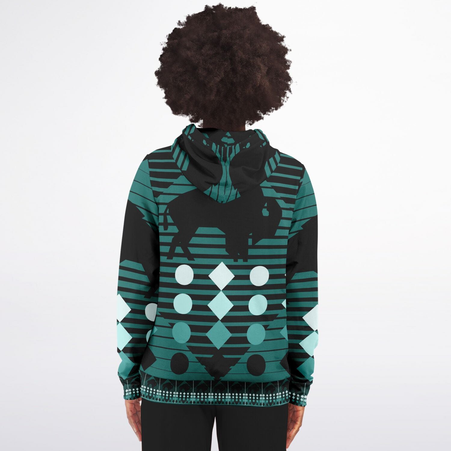 $NiieihiiNookei Fashion Zip-Up Hoodie - AOP