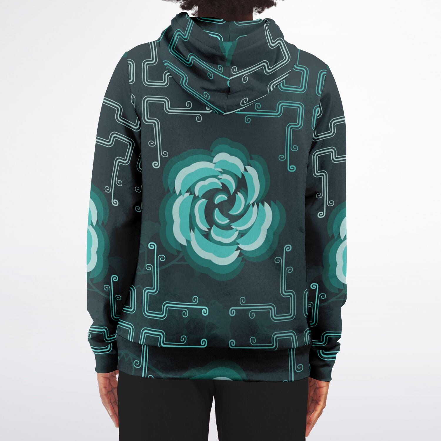 $NiieihiiNookei Fashion Zip-Up Hoodie - AOP
