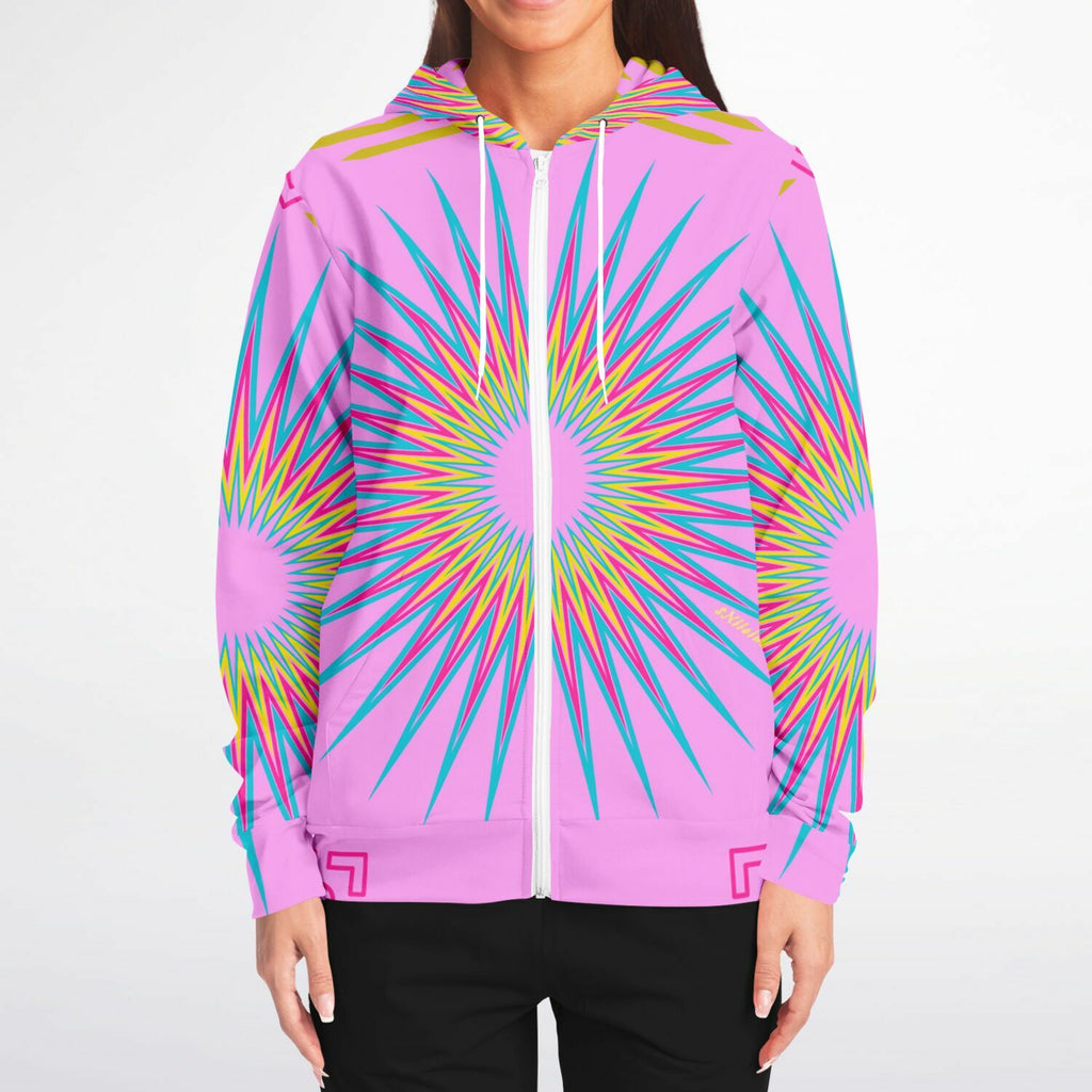 $NiieihiiNookei Fashion Zip-Up Hoodie - AOP