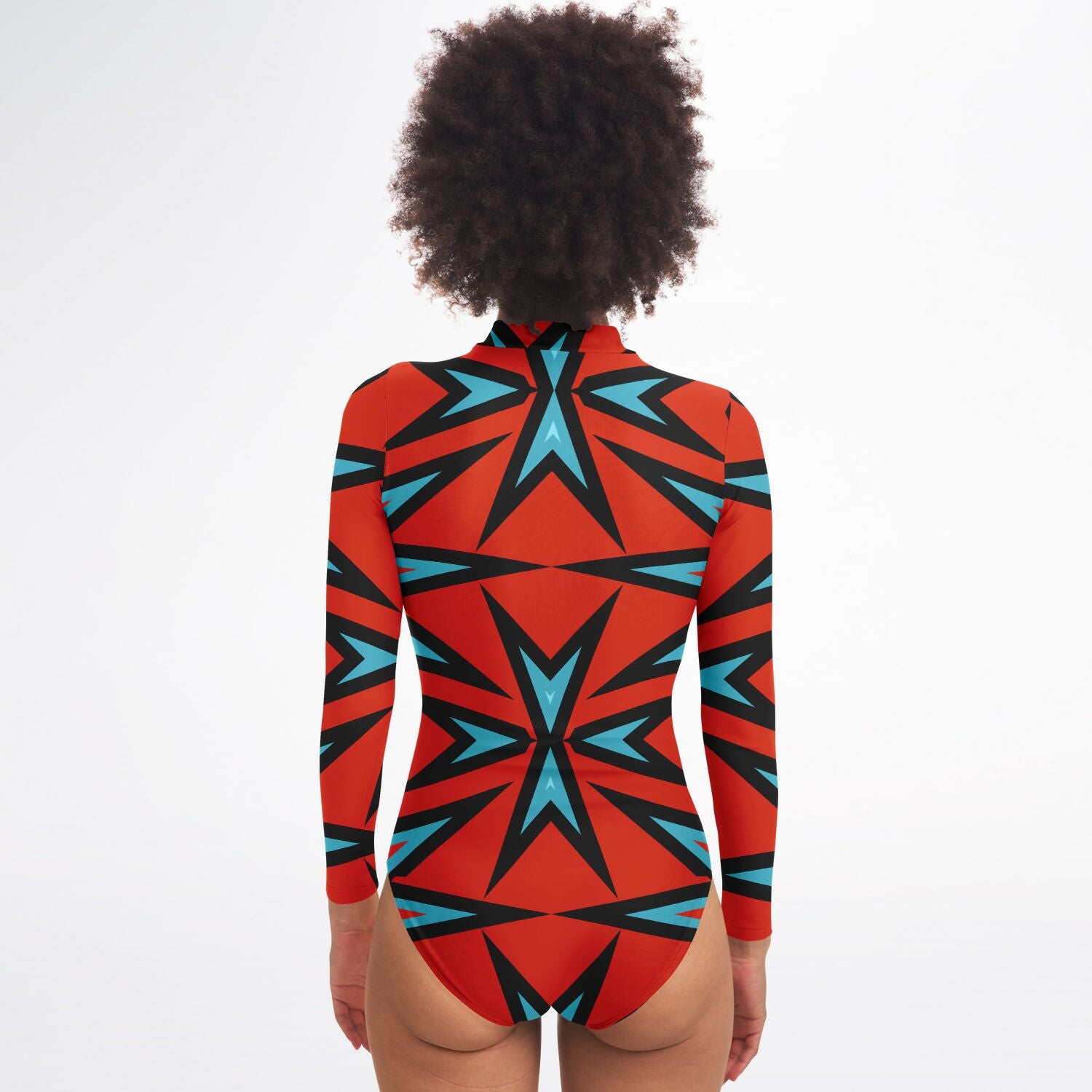 $NiieihiiNookei Bodysuit Long Sleeve - AOP