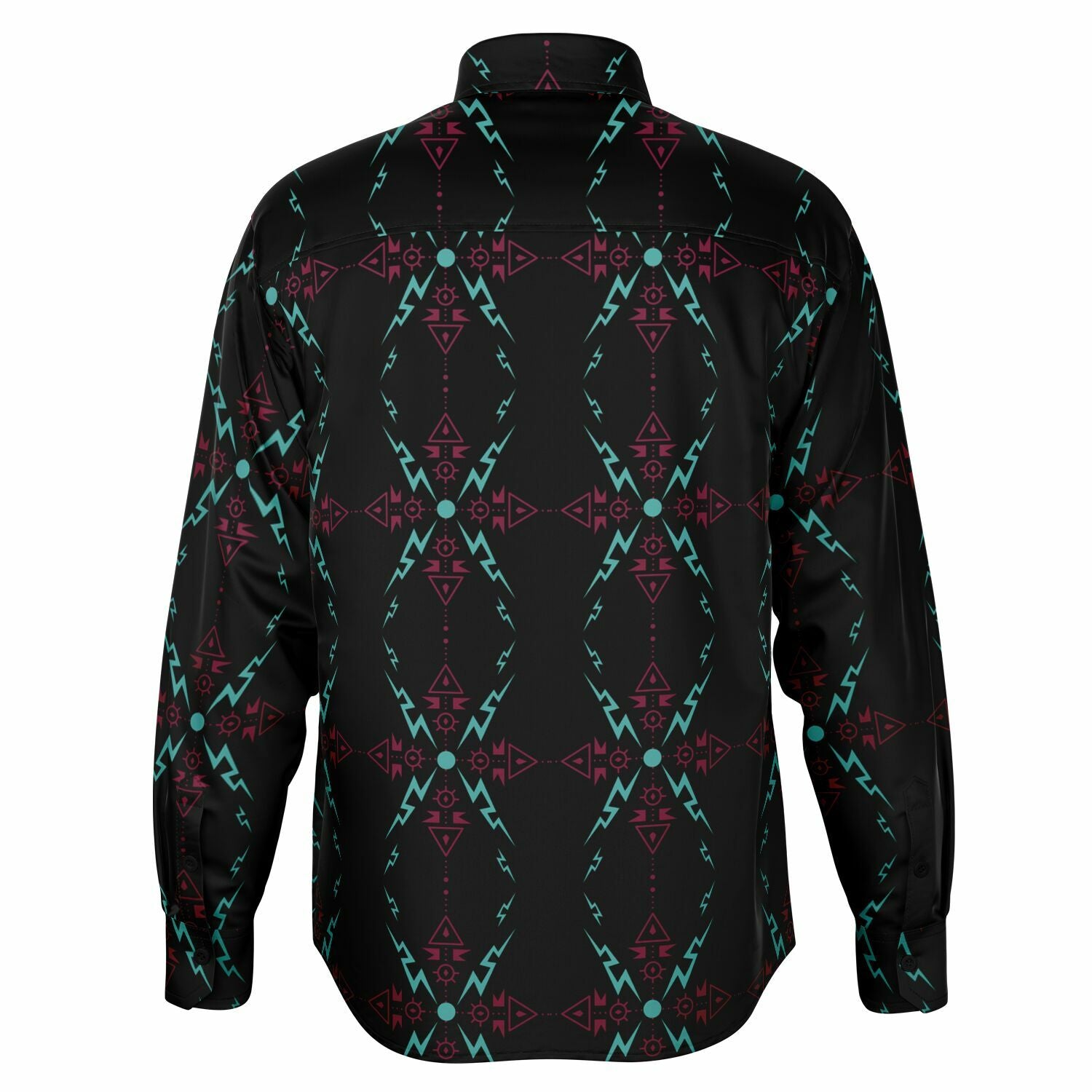 $NiieihiiNookei Long Sleeve Button Down Shirt - AOP