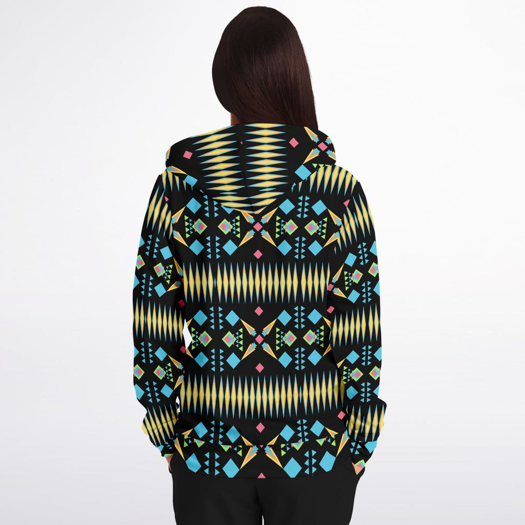 $NiieihiiNookei Athletic Zip-Up Hoodie - AOP