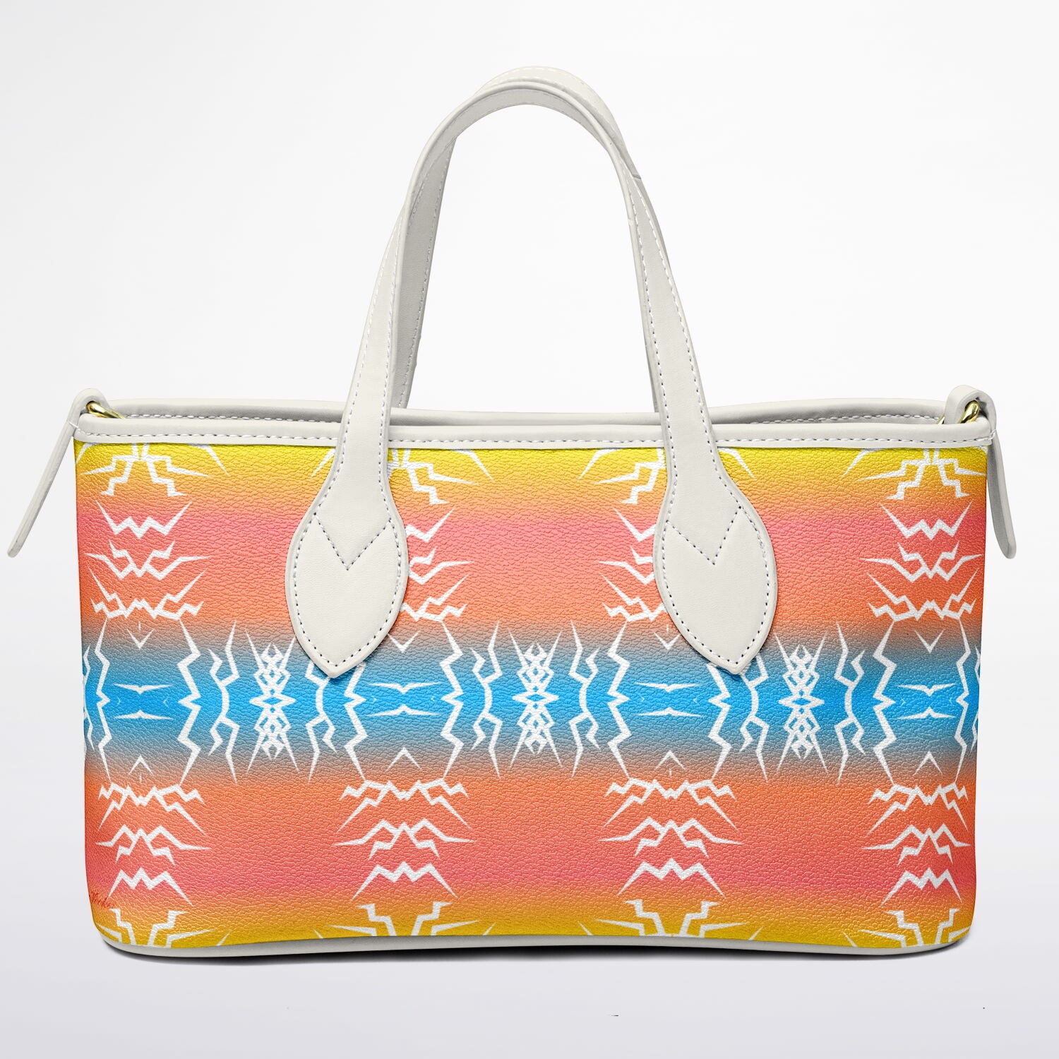 $NiieihiiNookei Leather Tote Bag - AOP