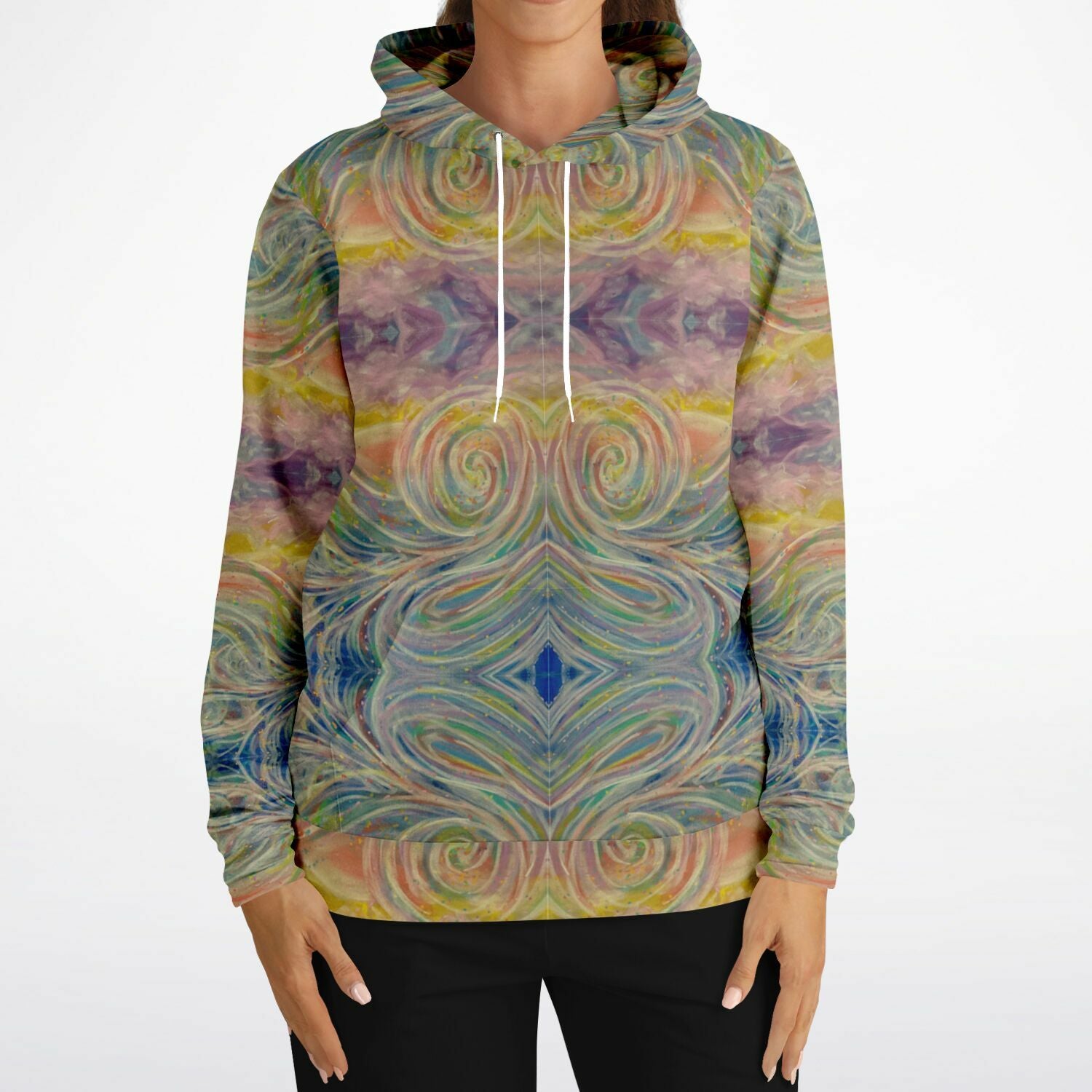 SMW Watercolor Athletic Hoodie - AOP