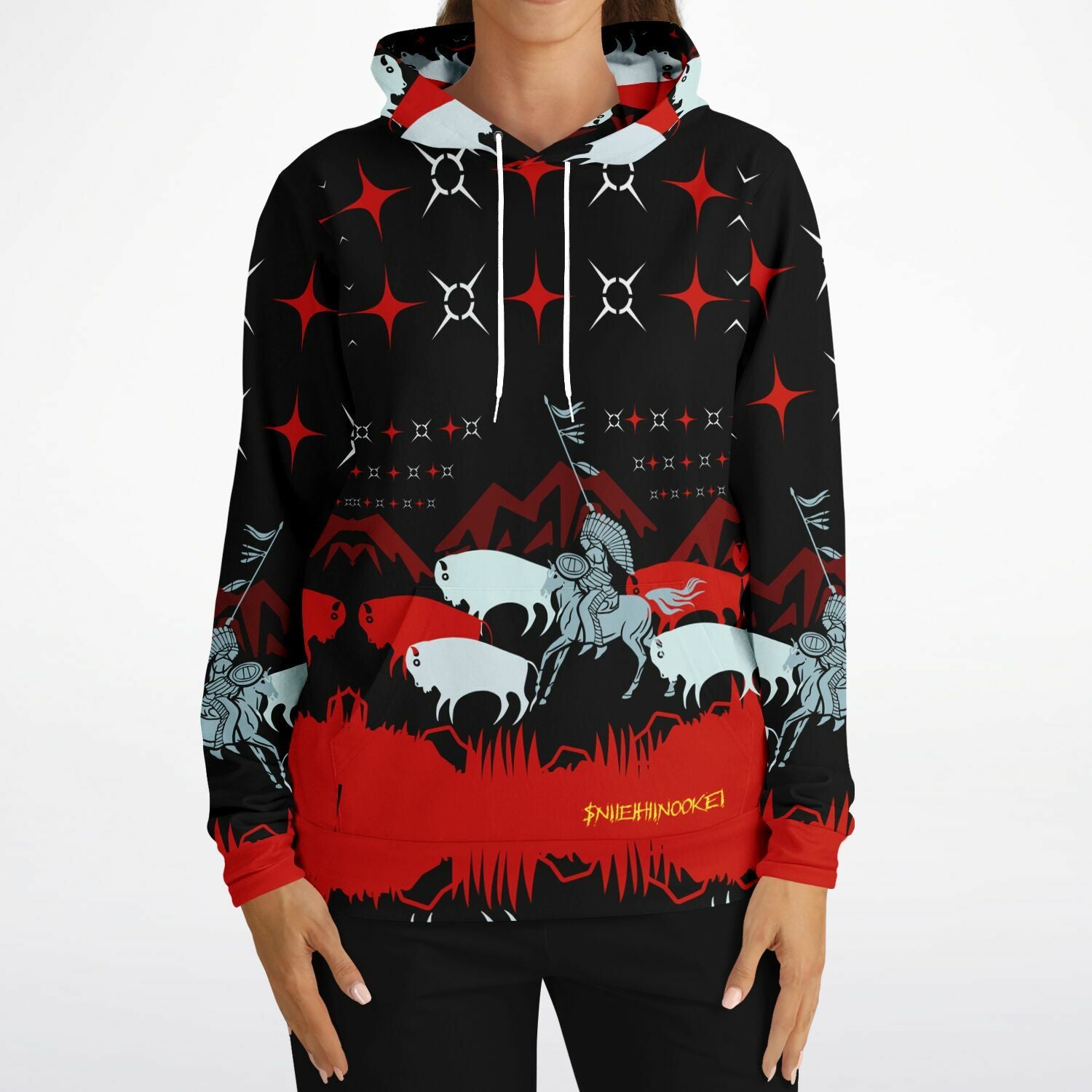 $NiieihiiNookei Athletic Hoodie - AOP