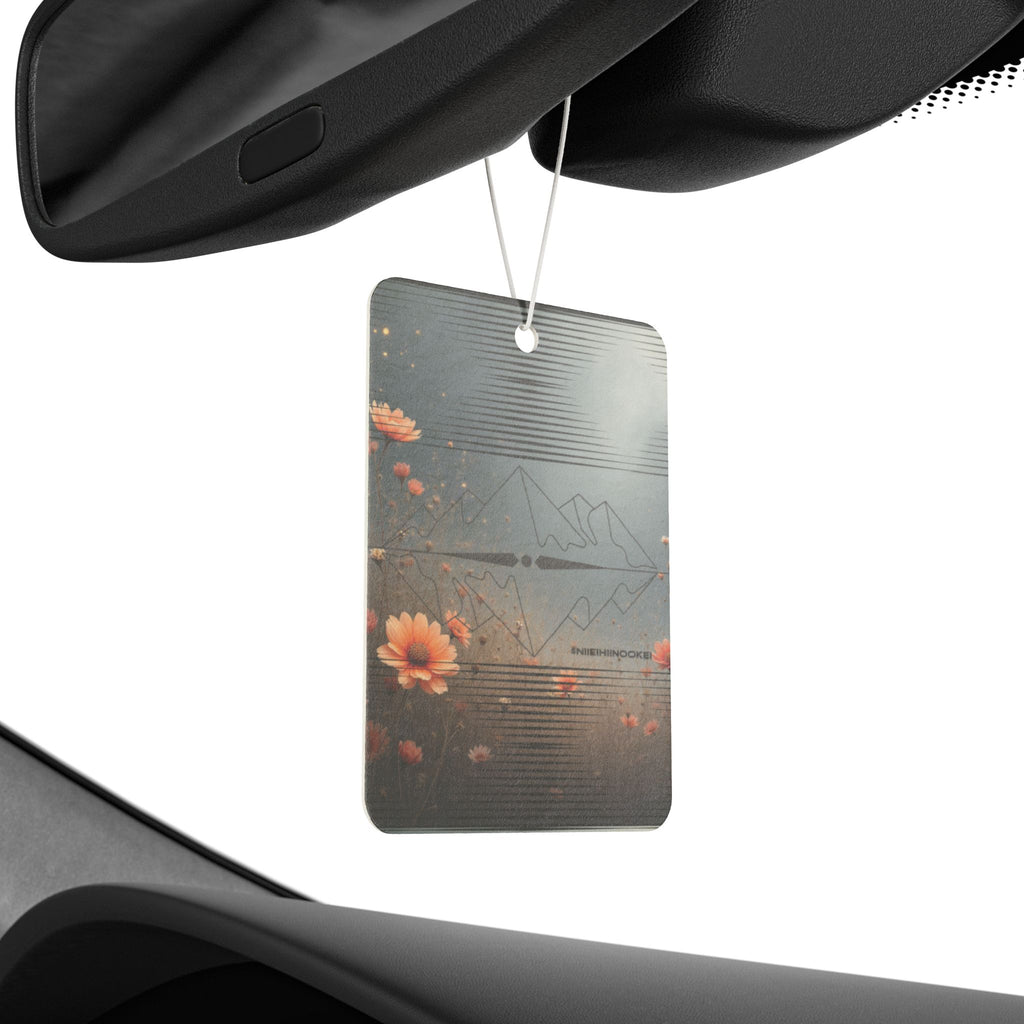 Car Air Freshener — Sunset Wildflower Scenic Scented Ornament